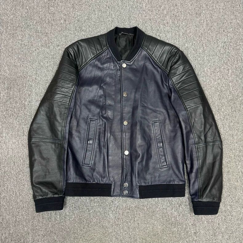 Versace Versace Black motorcycle leather jacket Size US L / EU 52-54 / 3 - 1 Thumbnail