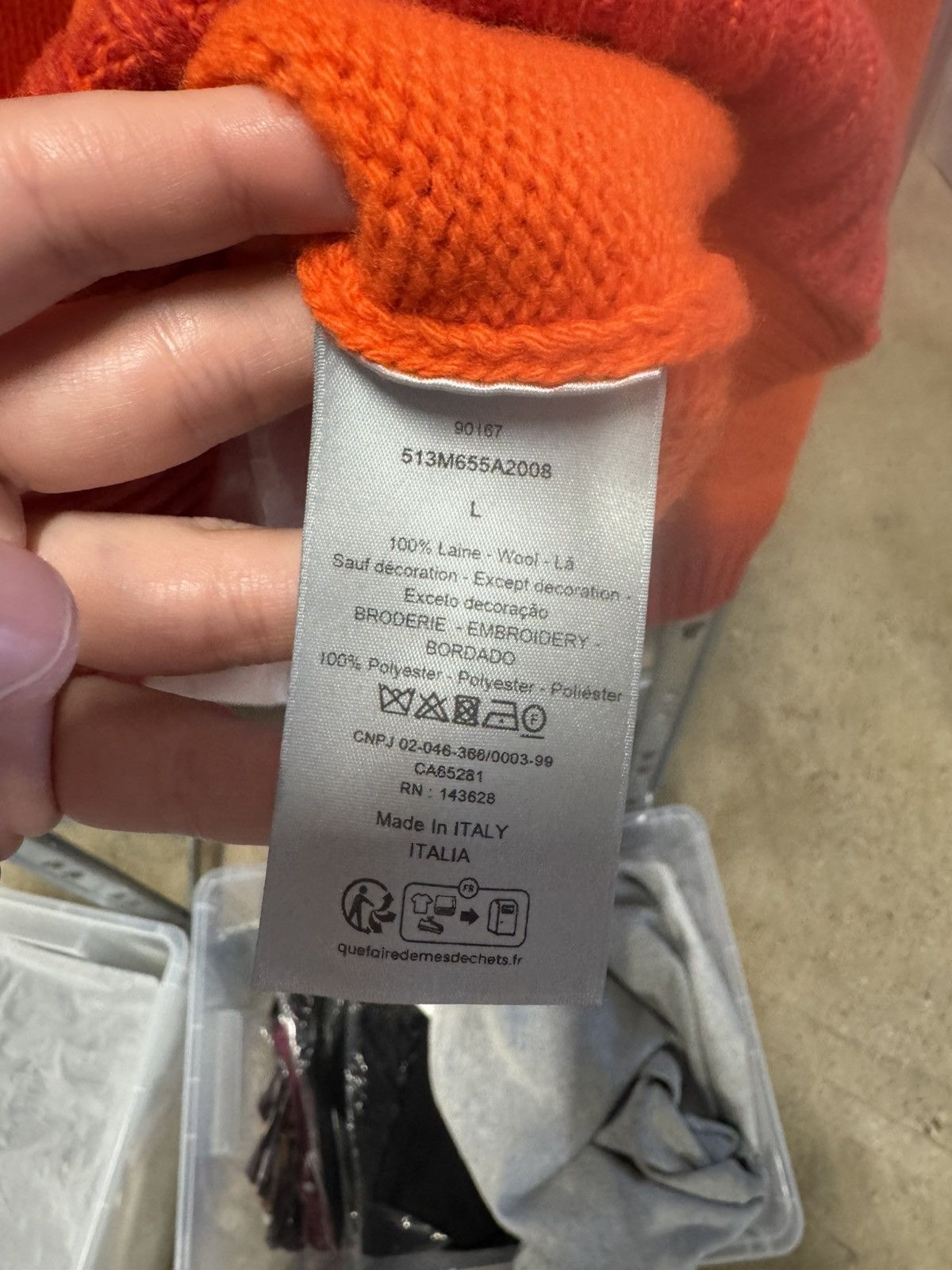 Dior × Kaws Dior X KAWS Embroidery Sweater NEW 2500$ Size US L / EU 52-54 / 3 - 6 Thumbnail