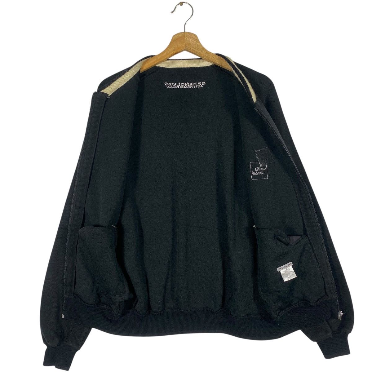 Warner Bros Vintage Greenclubs Warner Bros Zipper Jacket Size 3 (Fit M) Size US M / EU 48-50 / 2 - 5 Thumbnail