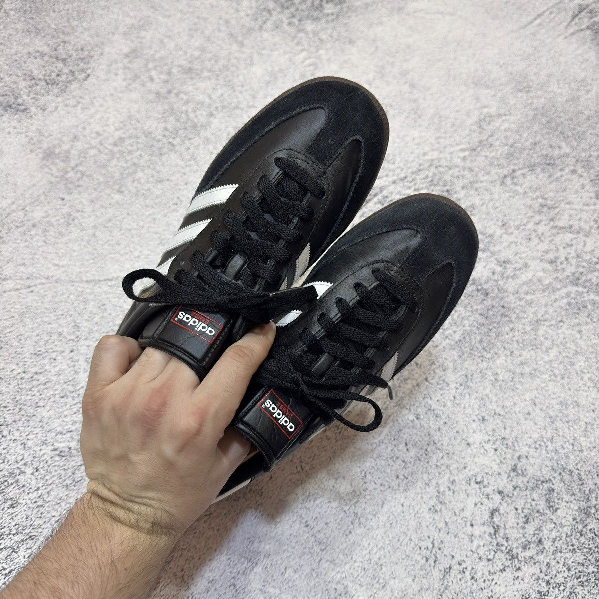 Adidas Adidas Samba Classic Black Leather US8.5 UK8 EU42 Size US 8.5 / EU 41-42 - 11 Thumbnail
