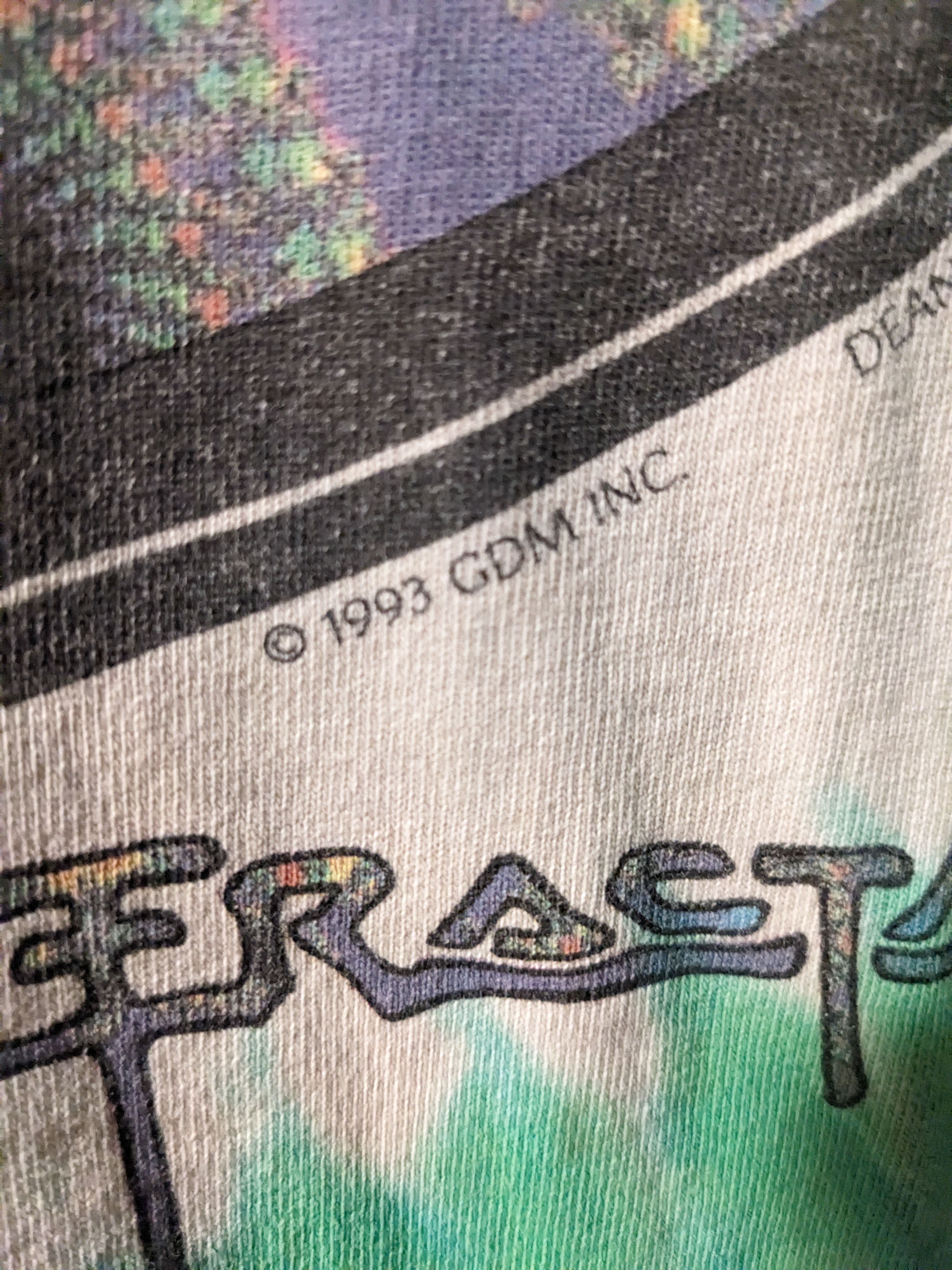 Vintage Vintage 1993 Grateful Dead Steal Your Fractal XL T-Shirt Size US XL / EU 56 / 4 - 3 Thumbnail