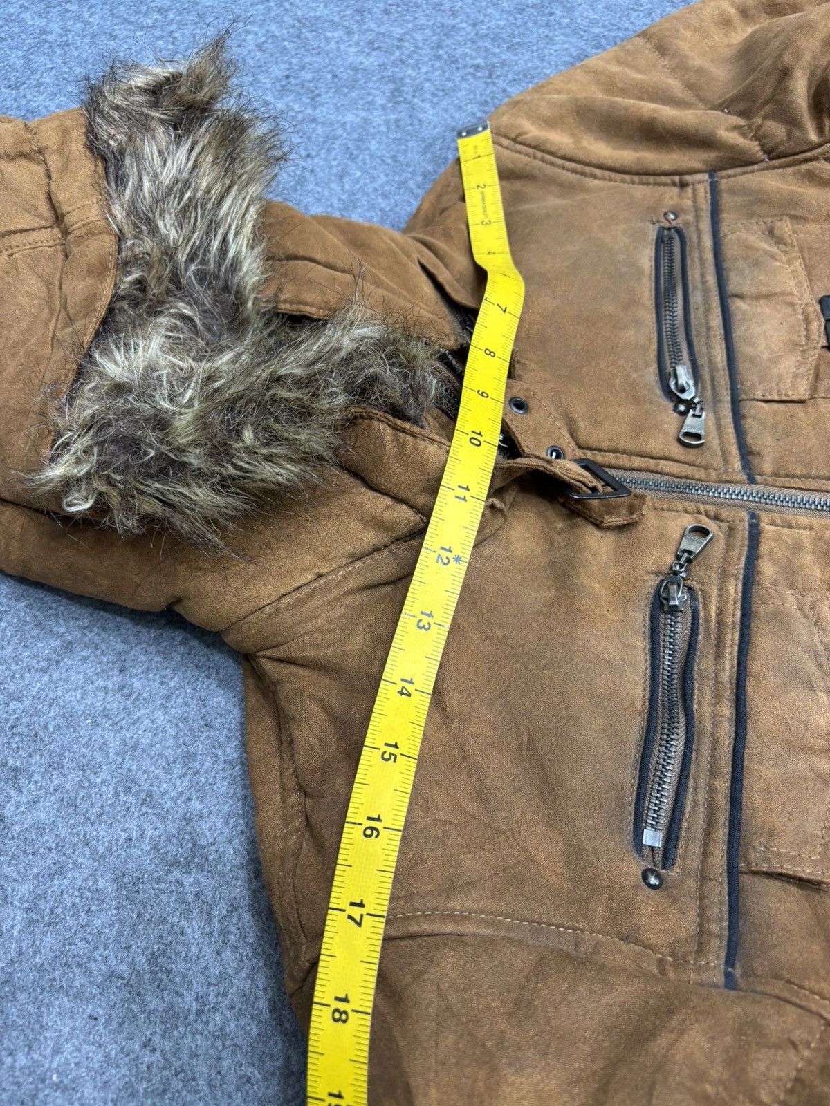 Japanese Brand in the attic Multipockets Fur Hoodie Punk Jacket Size US S / EU 44-46 / 1 - 24 Thumbnail