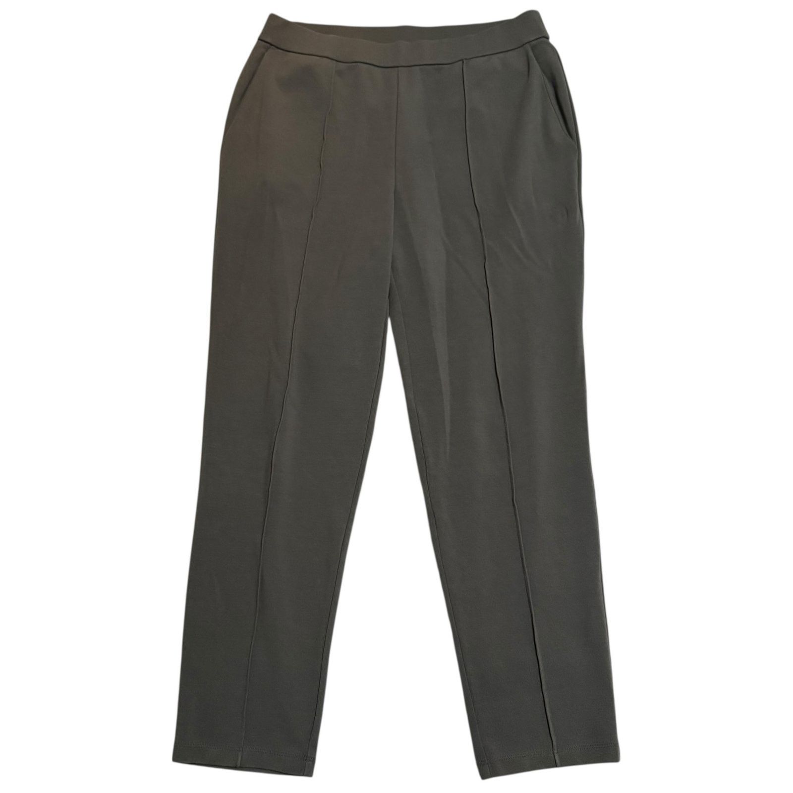 Eileen Fisher Eileen Fisher Washable Flex Ponte Pintuck Pants Grove PS Size 30" / US 8 / IT 44 - 1 Thumbnail