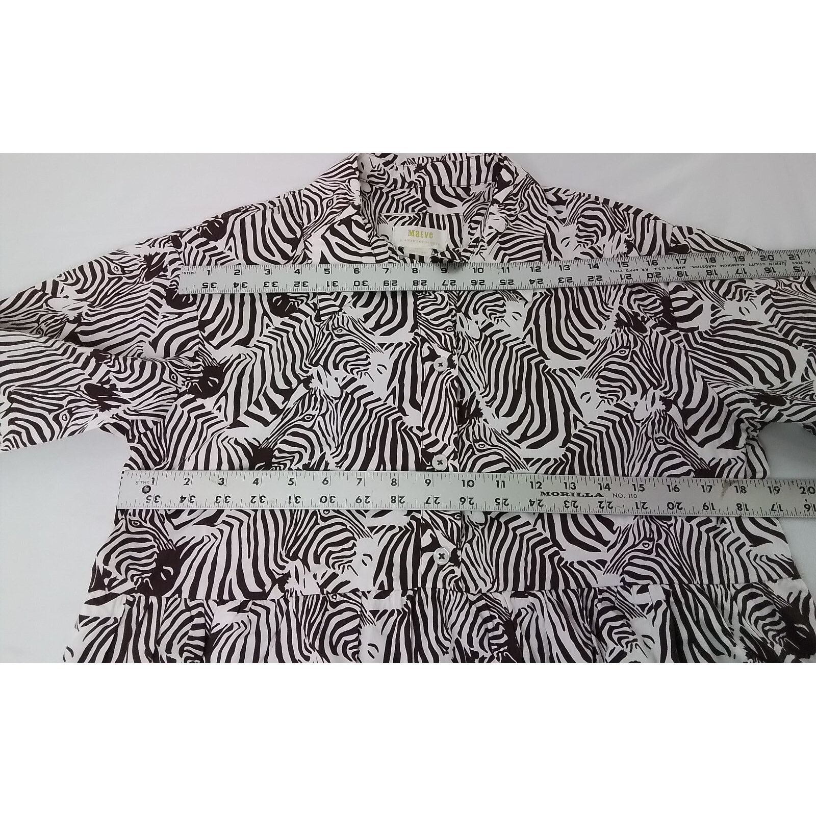 Anthropologie Anthropologie Maeve Dress Women's Small Zebra Print NWT Size S / US 4 / IT 40 - 8 Thumbnail
