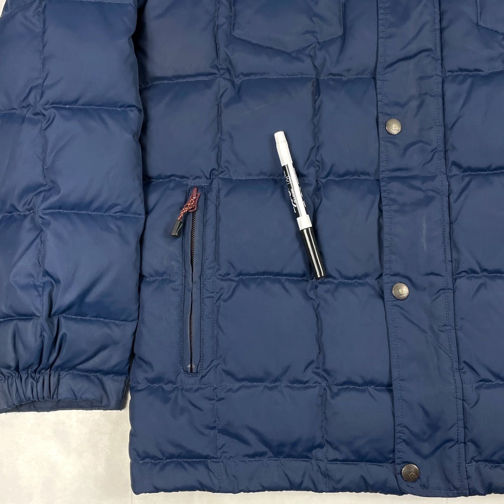 Quiksilver Quiksilver Jacket Men S Blue Down Puffer Full Zip Hiking Skiing Camp Quilted Size US S / EU 44-46 / 1 - 5 Thumbnail