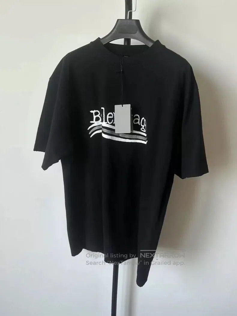 Balenciaga Balenciaga Letter Print Short Sleeve T-Shirt. Size US S / EU 44-46 / 1 - 1 Thumbnail