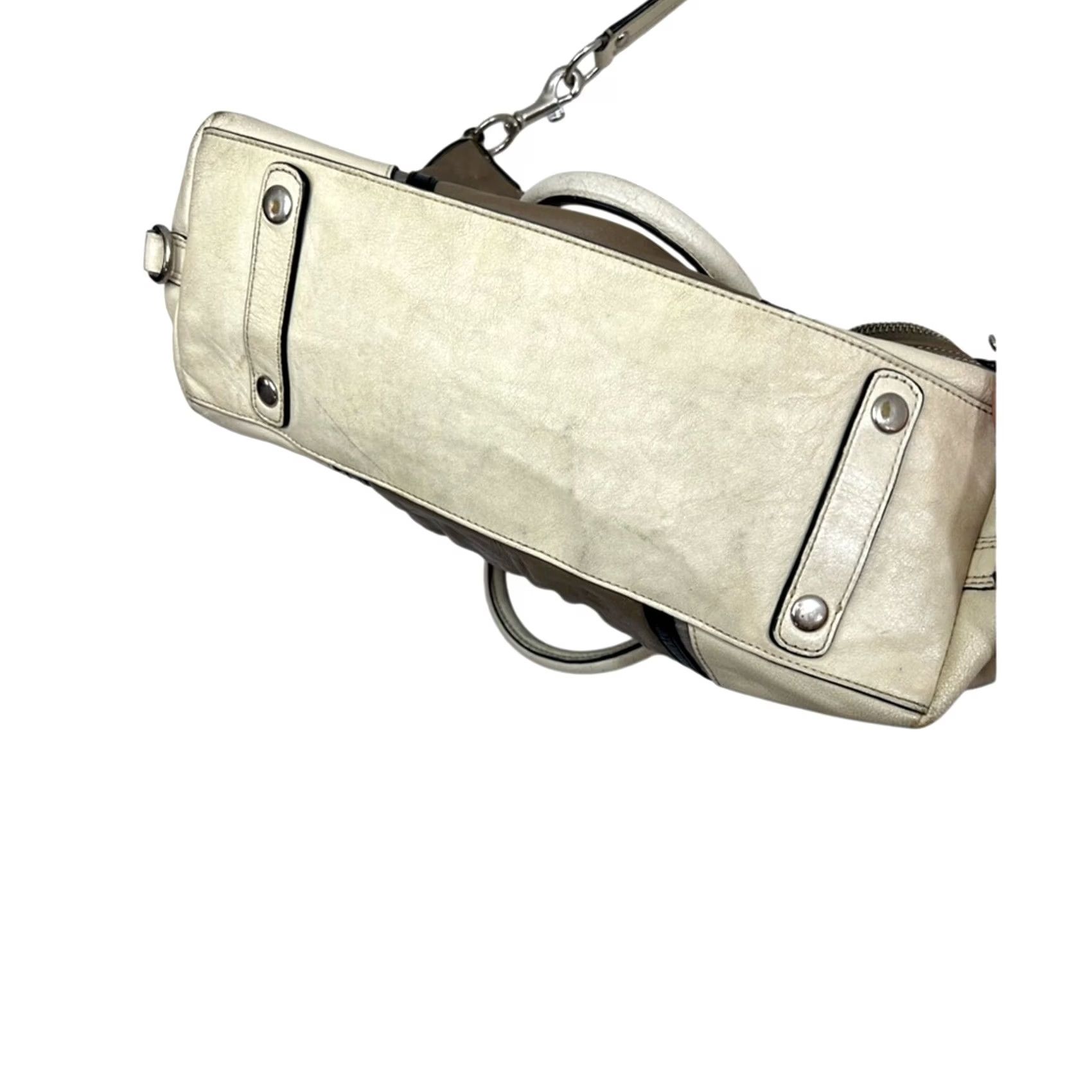 Coach COACH Shoulder Bag Leather Cream Spectator 2-Way Satchel 13x9x4 Womens F17455 Ashely Size ONE SIZE - 7 Thumbnail