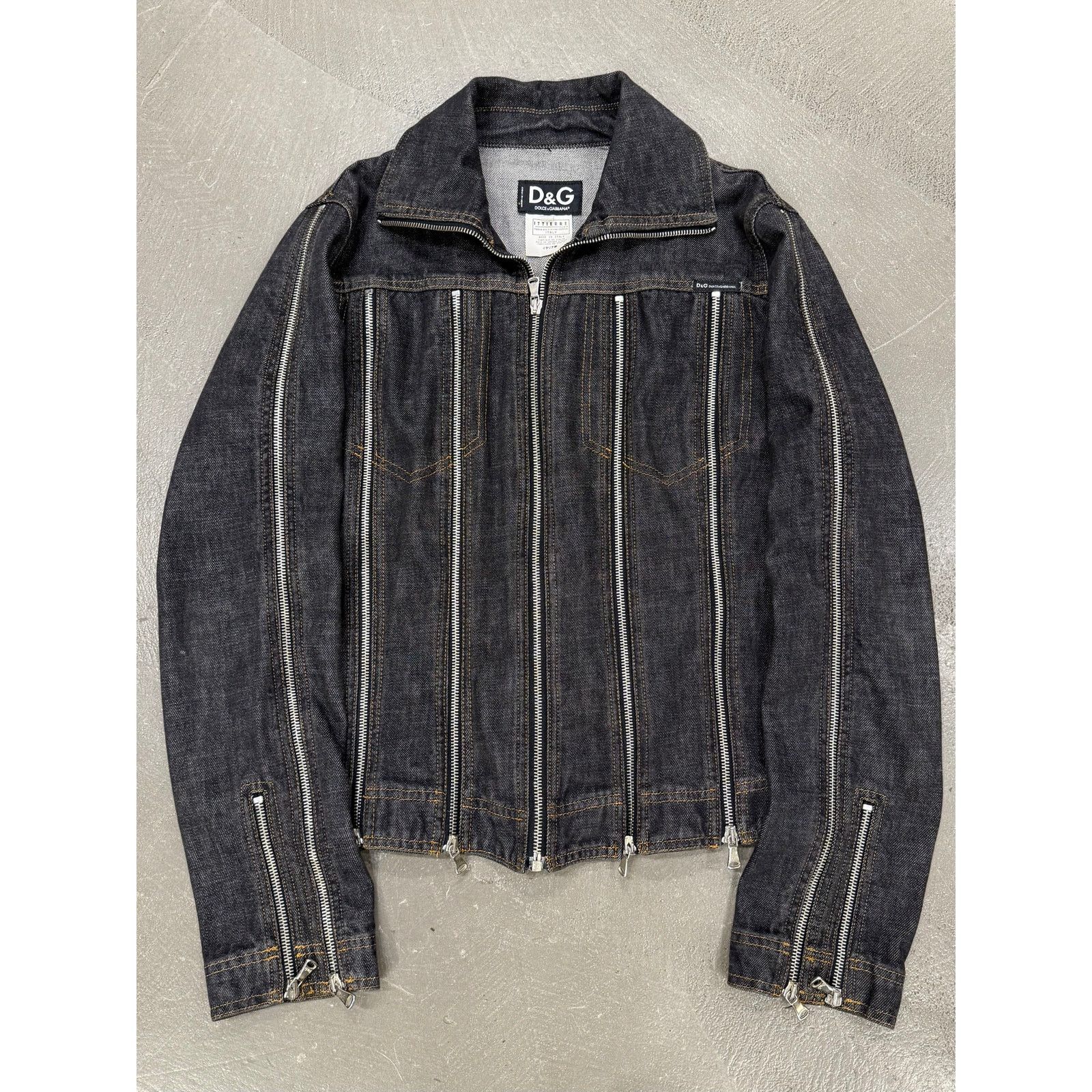 Dolce & Gabbana S/S2004 Dolce & Gabbana full zip denim jacket Size L / US 10 / IT 46 - 2 Thumbnail