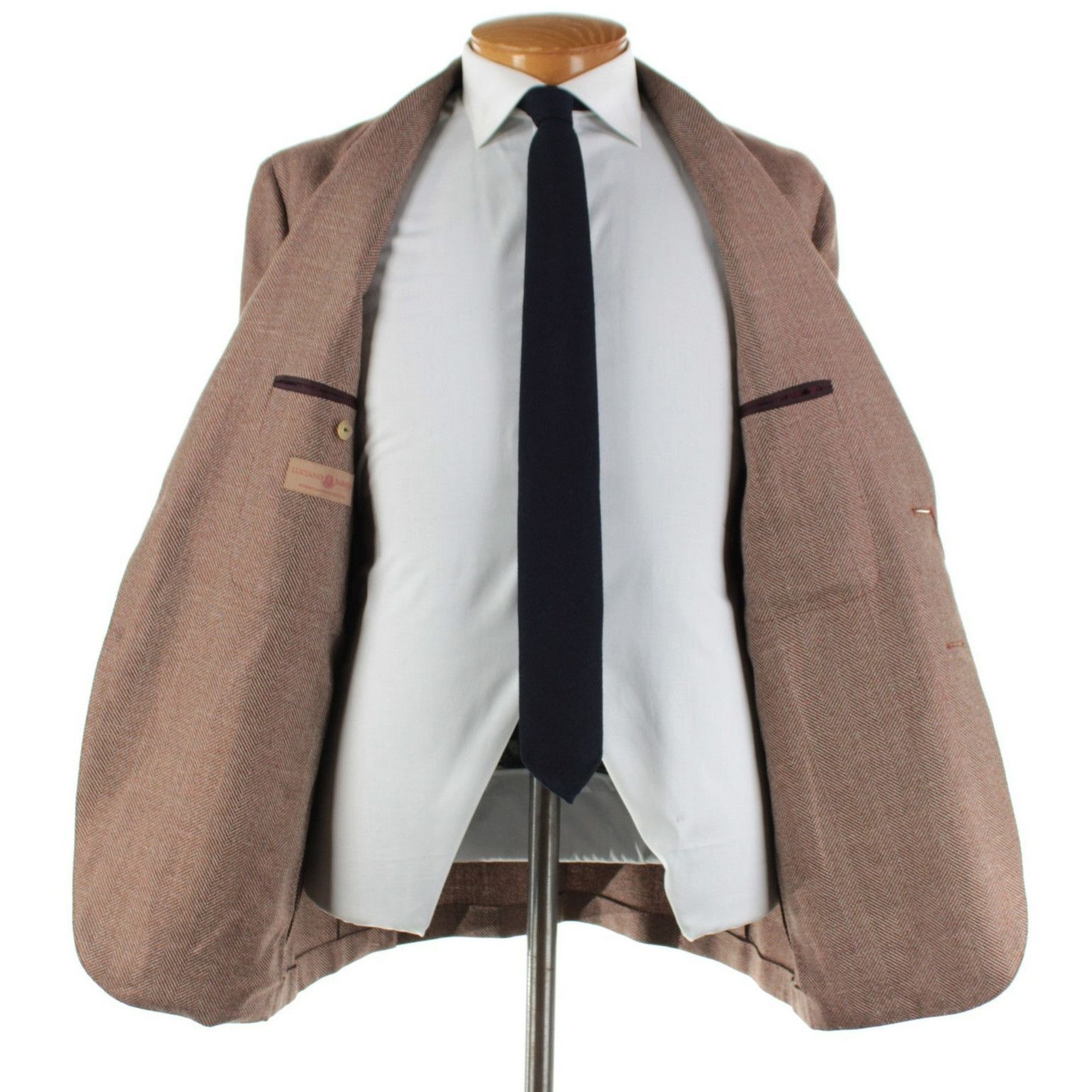 Luciano Barbera Luciano Barbera Sport Coat Size 44 US in Brown Size 44R - 6 Thumbnail