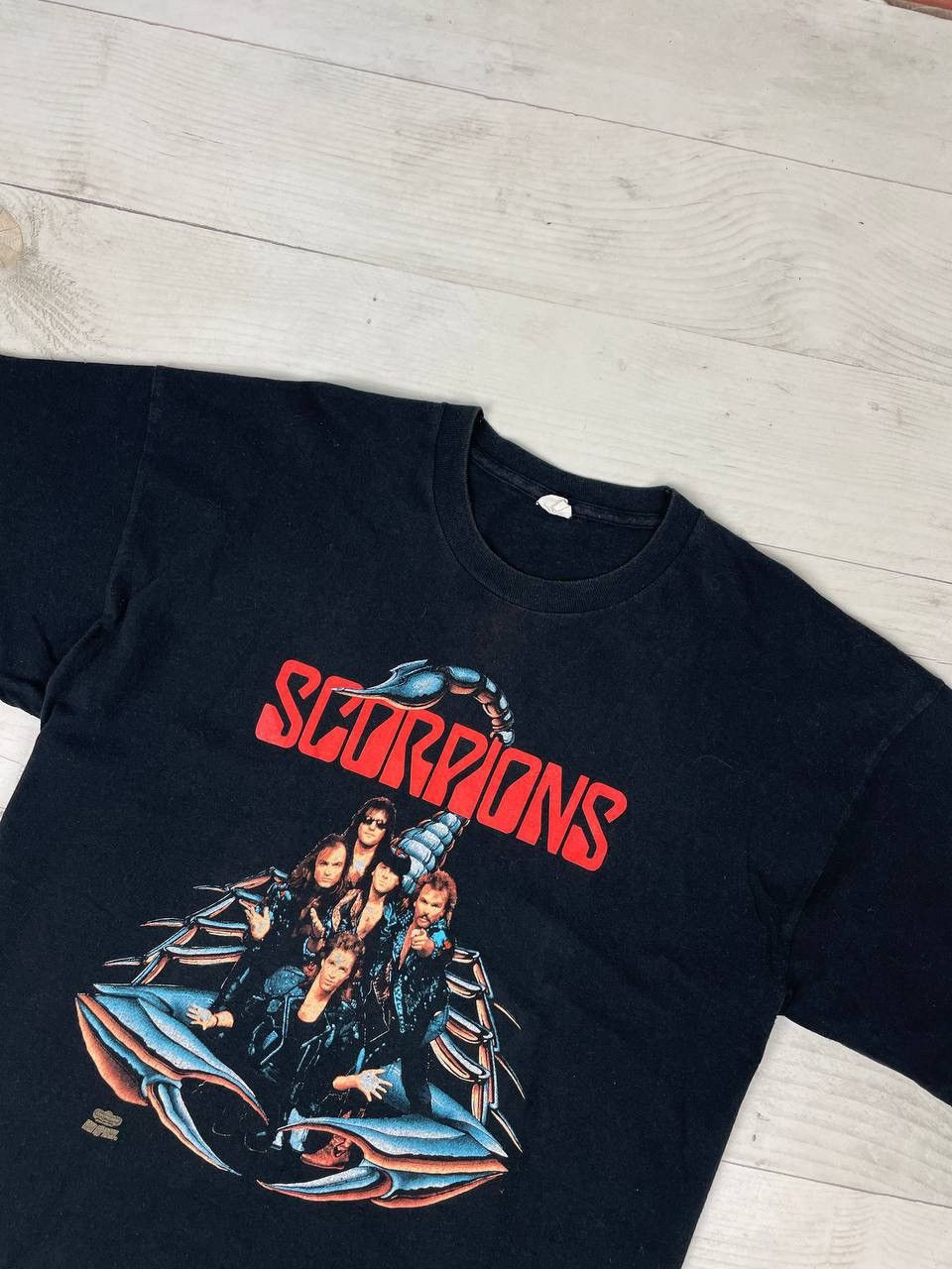 Band Tees Vintage Scorpions T-Shirt 90s Single Stitch Winterland Rock Size US L / EU 52-54 / 3 - 2 Thumbnail
