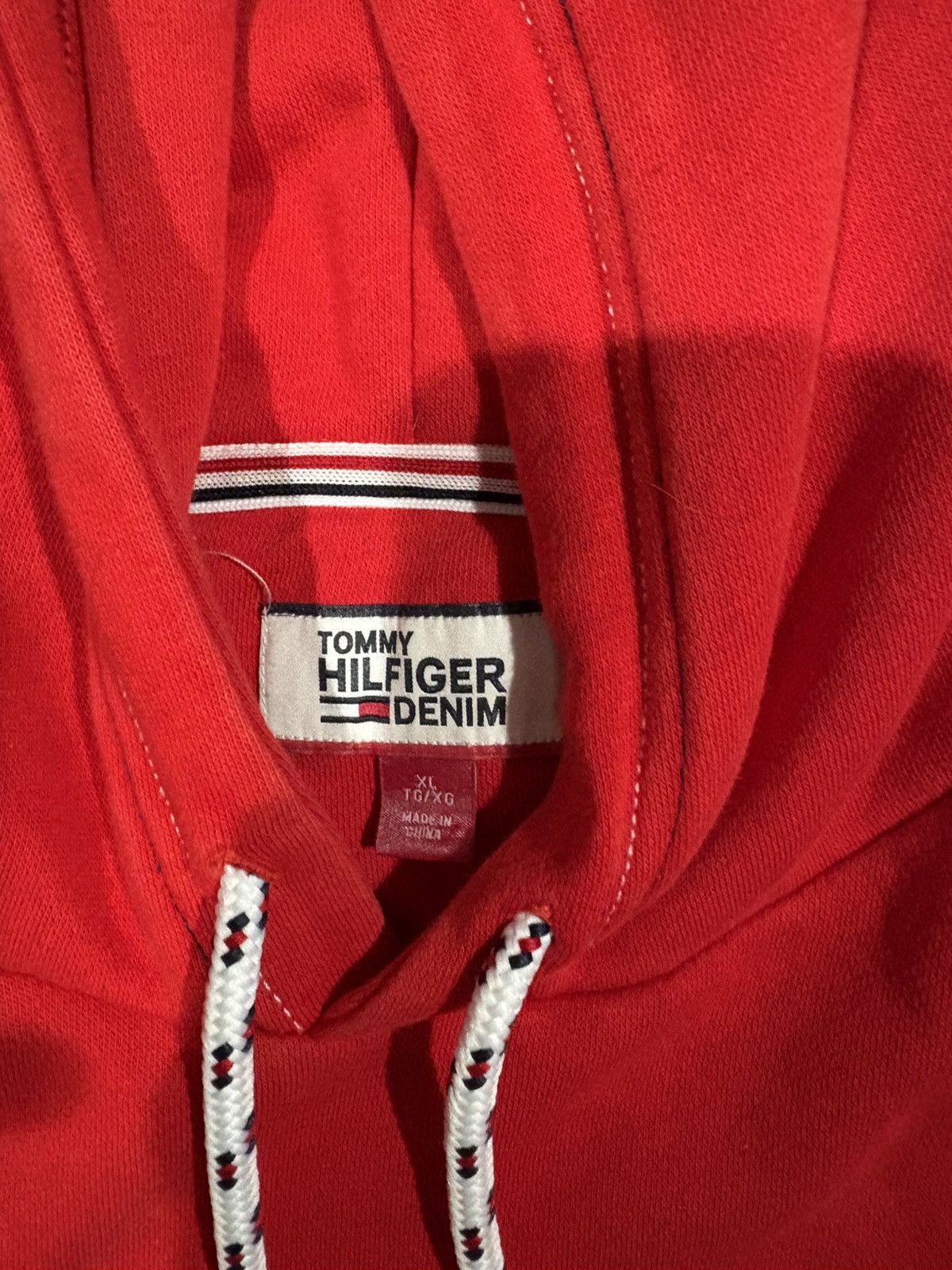 Tommy Hilfiger Red Tommy Hilfiger Hoodie Size US XL / EU 56 / 4 - 3 Thumbnail