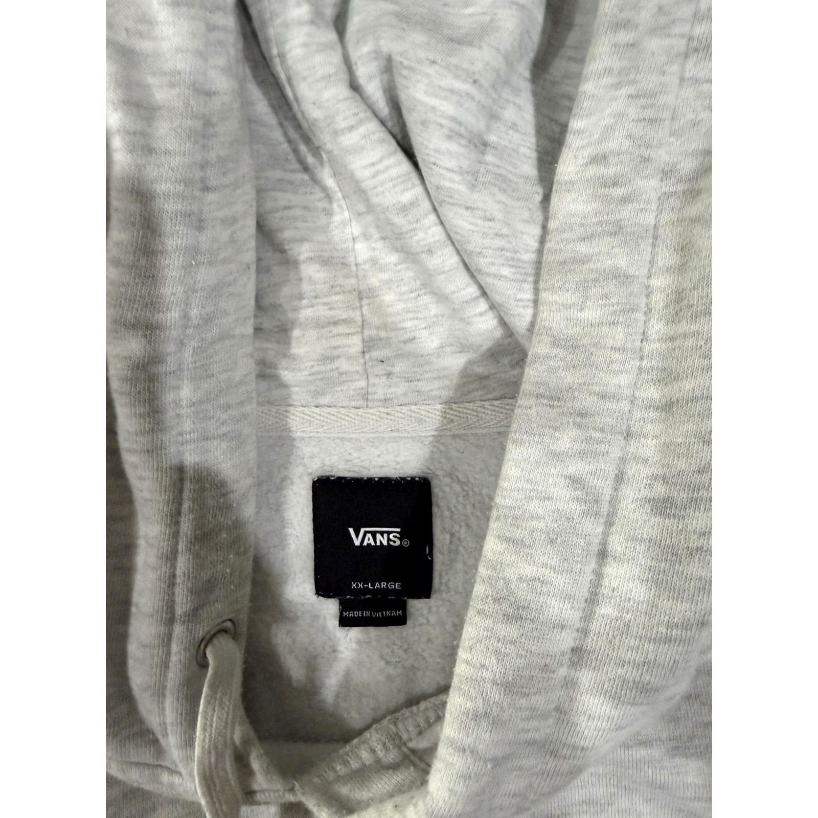 Vans VANS Hoodie Mens 2XL Gray Logo Pullover Fleece Sweatshirt Kangaroo Pocket Size US XXL / EU 58 / 5 - 5 Thumbnail