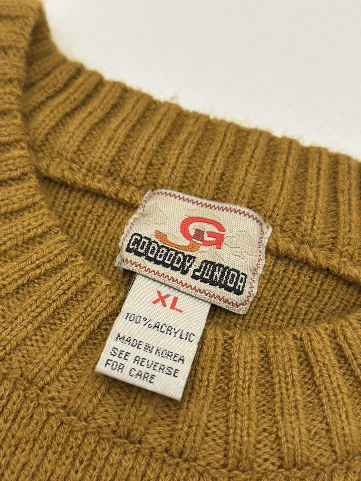Cartoon Network Vintage 90s Godbody Junior Golden Brown Sweater Scooby Doo Size US M / EU 48-50 / 2 - 9 Thumbnail