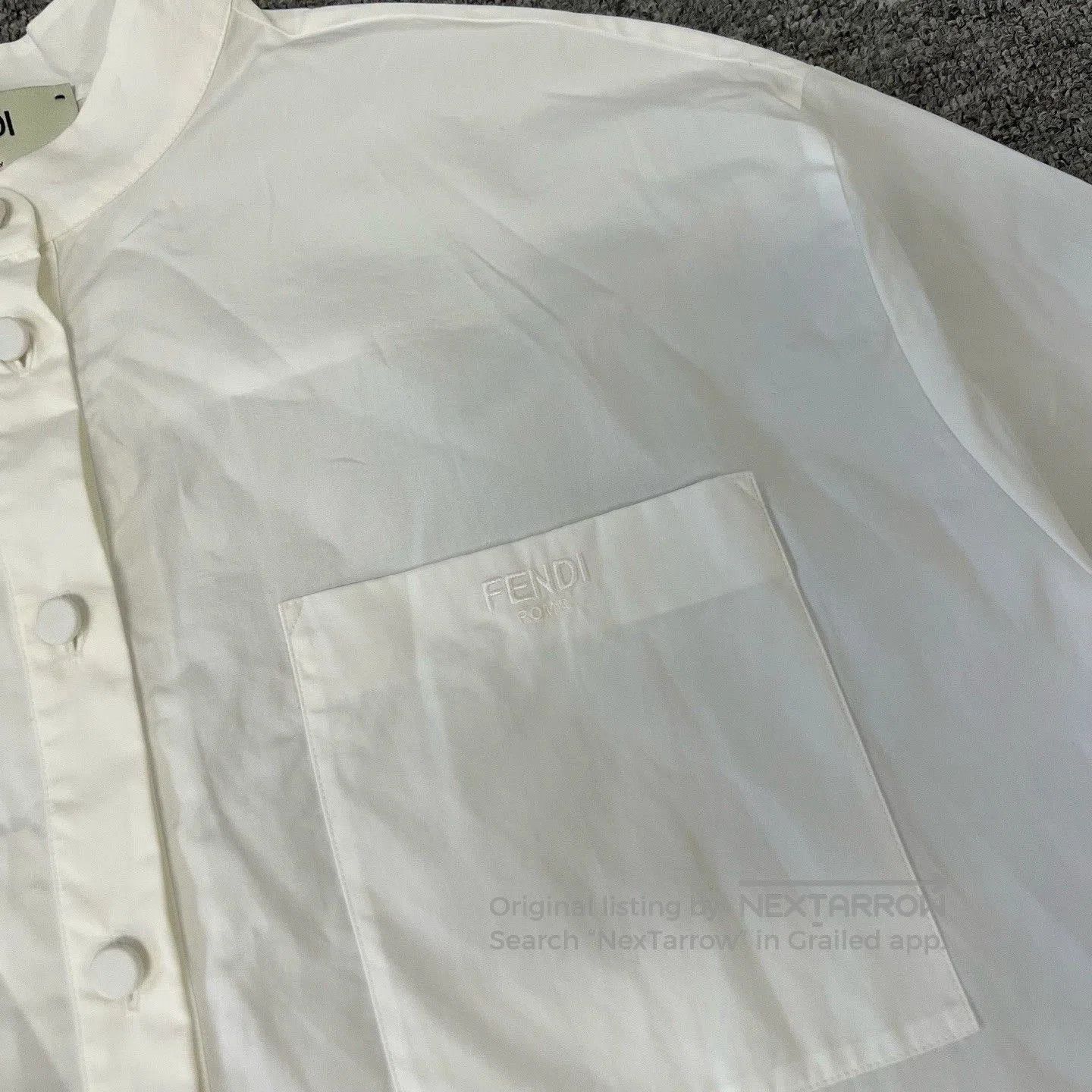 Fendi fendi embroidered logo shirt dress. Size US S / EU 44-46 / 1 - 4 Thumbnail