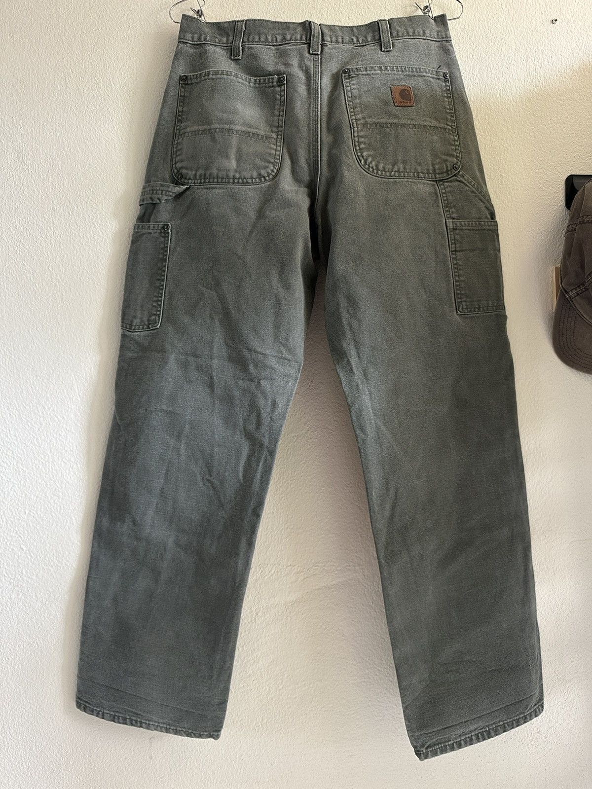 Carhartt (32x30) Vintage Faded Carhartt Double Knee B136 MOS Size US 32 / EU 48 - 7 Thumbnail