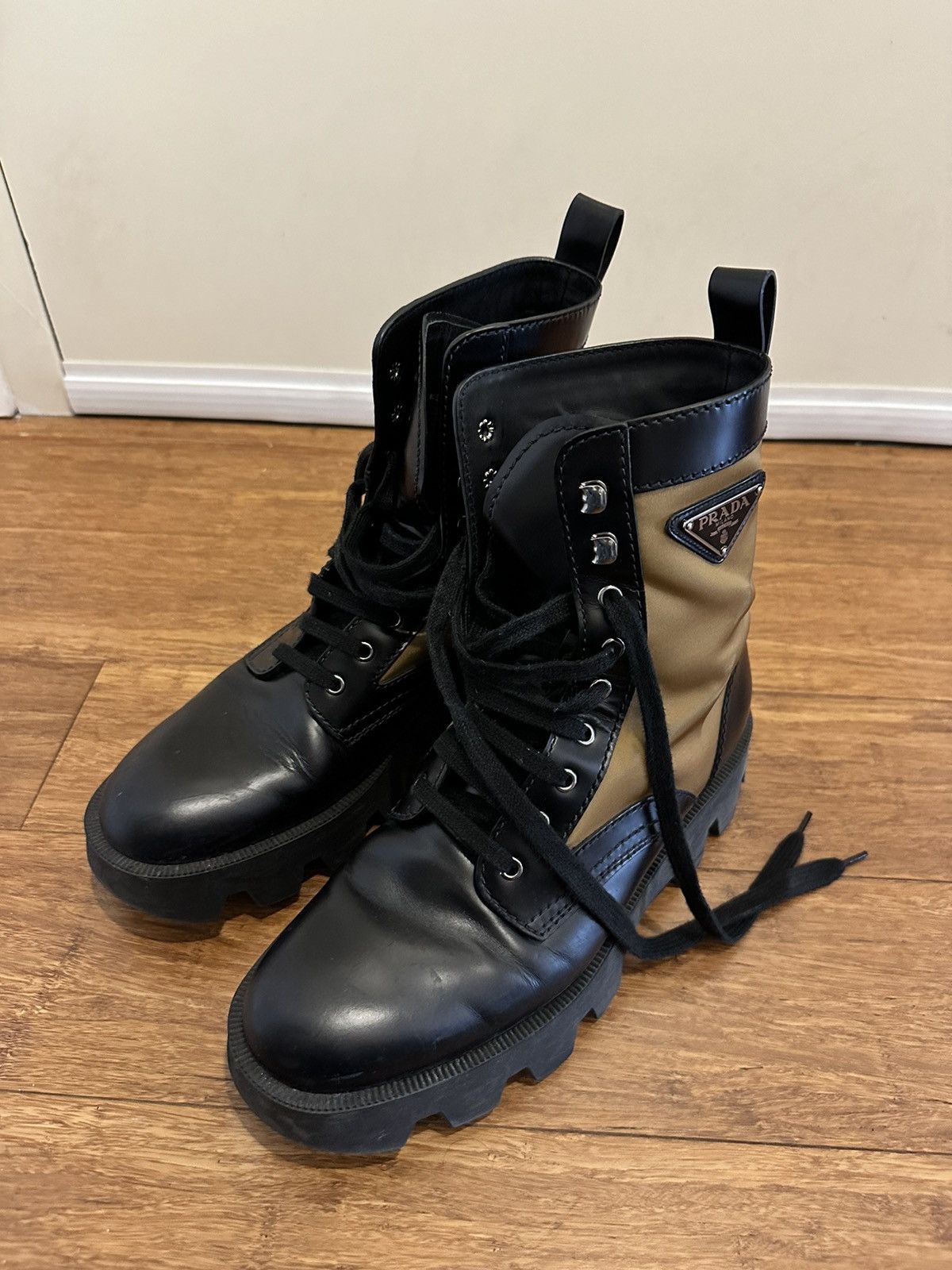 Prada rocksand online boots