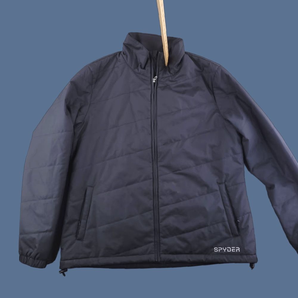Spyder Spyder Jacket Womens 12 Black Puffer Zip Polyester Size XL / US 12-14 / IT 48-50 - 1 Thumbnail