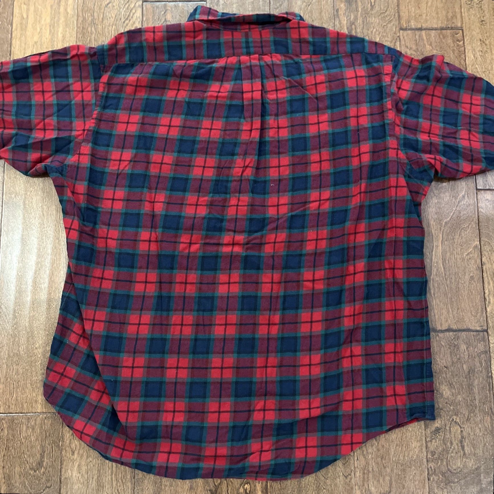 Ralph Lauren Ralph Lauren Polo Long Sleeve Blake Plaid Flannel Shirt Men's XXL Red Cotton Button-Up 90s Classic Retro All Seasons Size US XXL / EU 58 / 5 - 5 Thumbnail