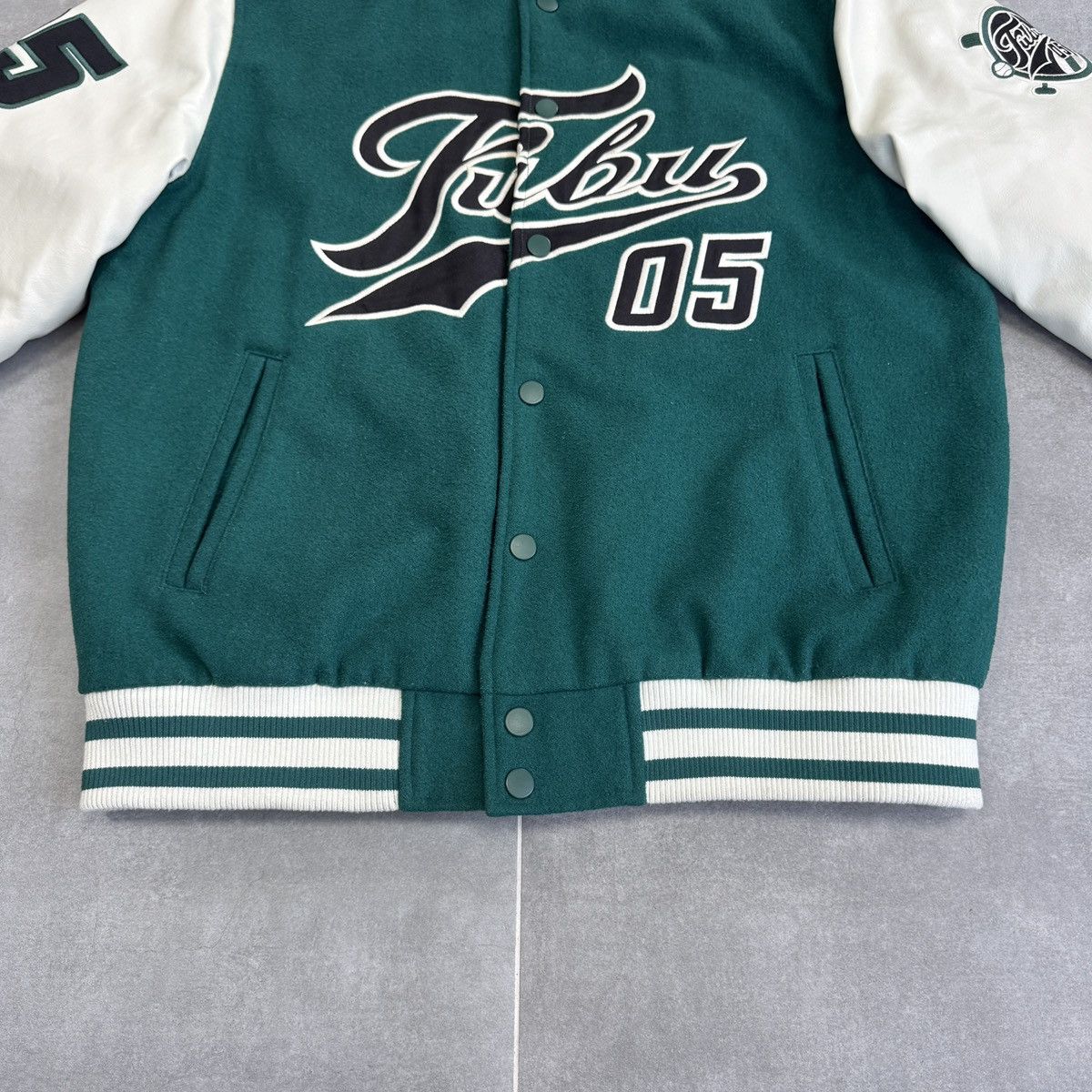 Fubu FUBU 05 Varsity Bomber Jacket Hip Hop Men Size S Oversized Size US S / EU 44-46 / 1 - 6 Thumbnail
