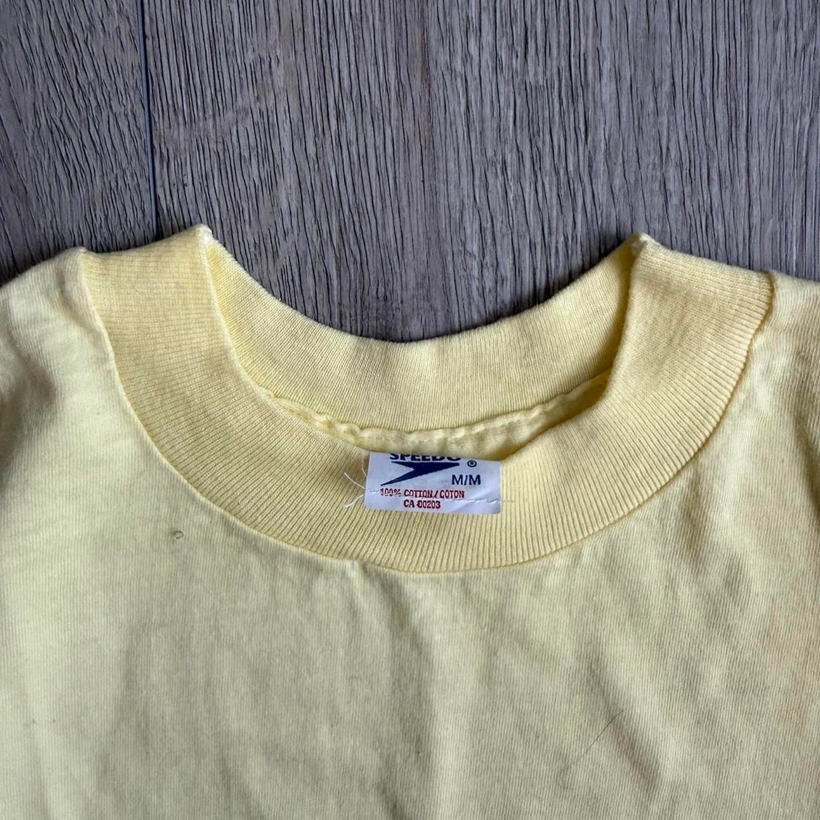 Speedo Vintage 80s speedo blank tee Size US M / EU 48-50 / 2 - 5 Thumbnail