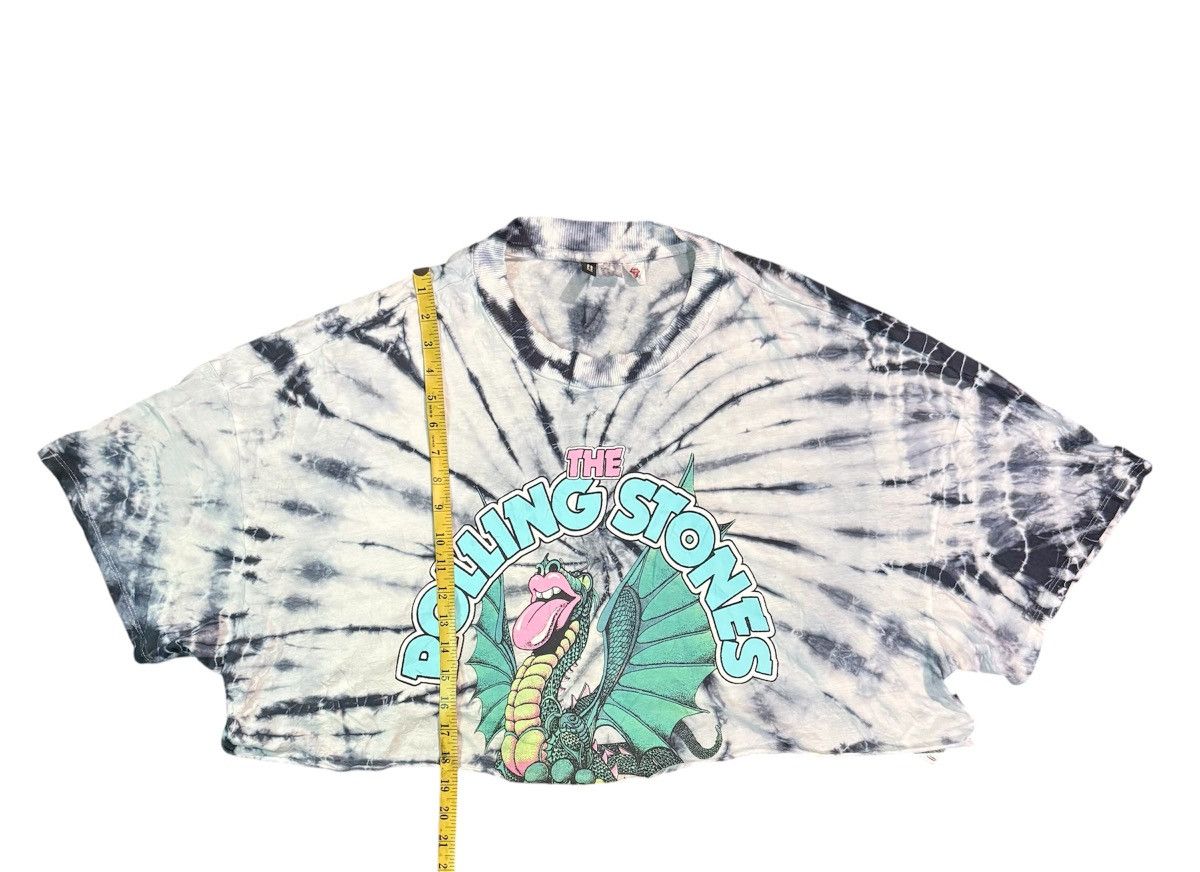 Band Tees The Rolling Stones Crop Top Shirt Dragon Print Women's Size XL / US 12-14 / IT 48-50 - 3 Thumbnail