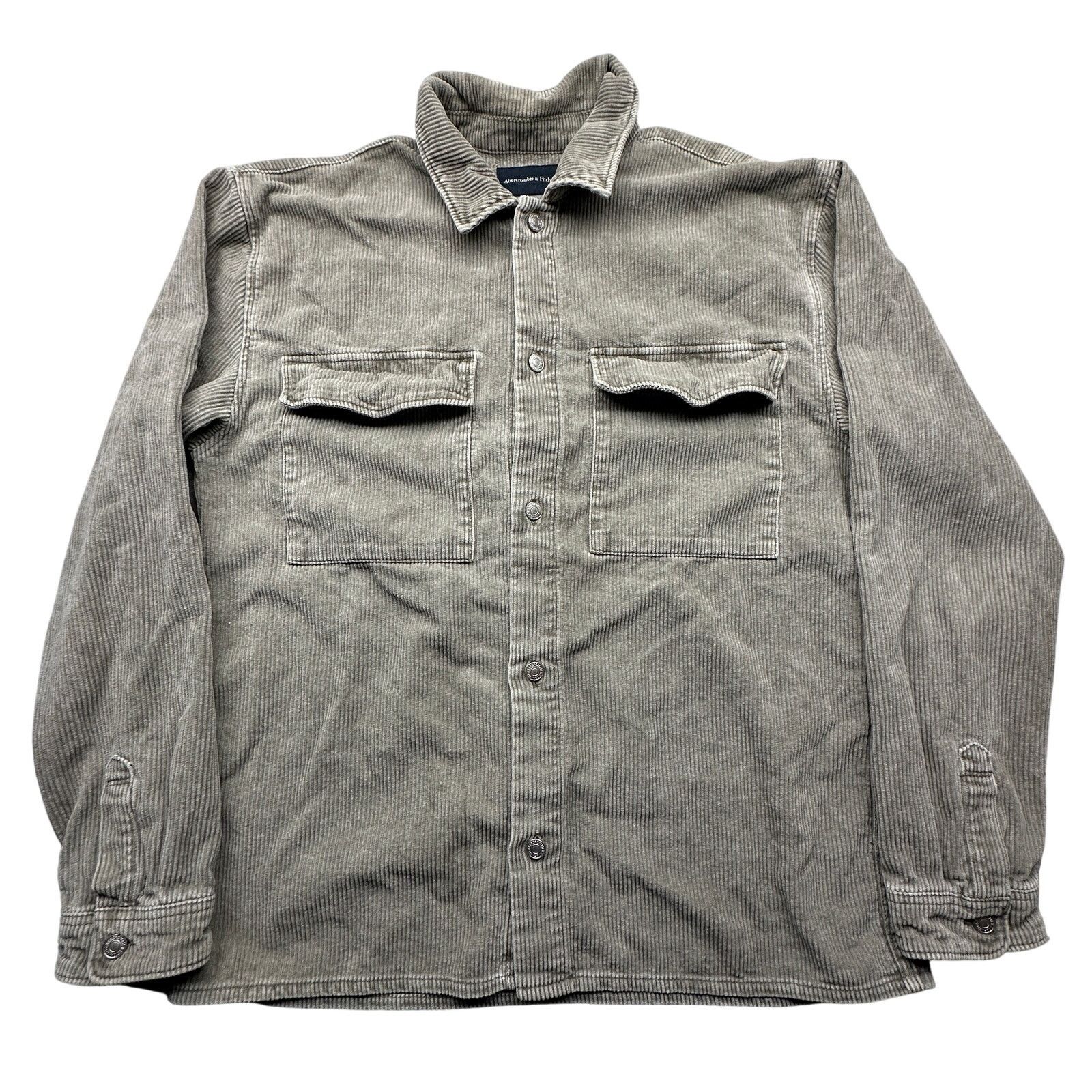 Abercrombie & Fitch Abercrombie & Fitch Corduroy Button Up Shirt Medium Tall Size US M / EU 48-50 / 2 - 1 Thumbnail