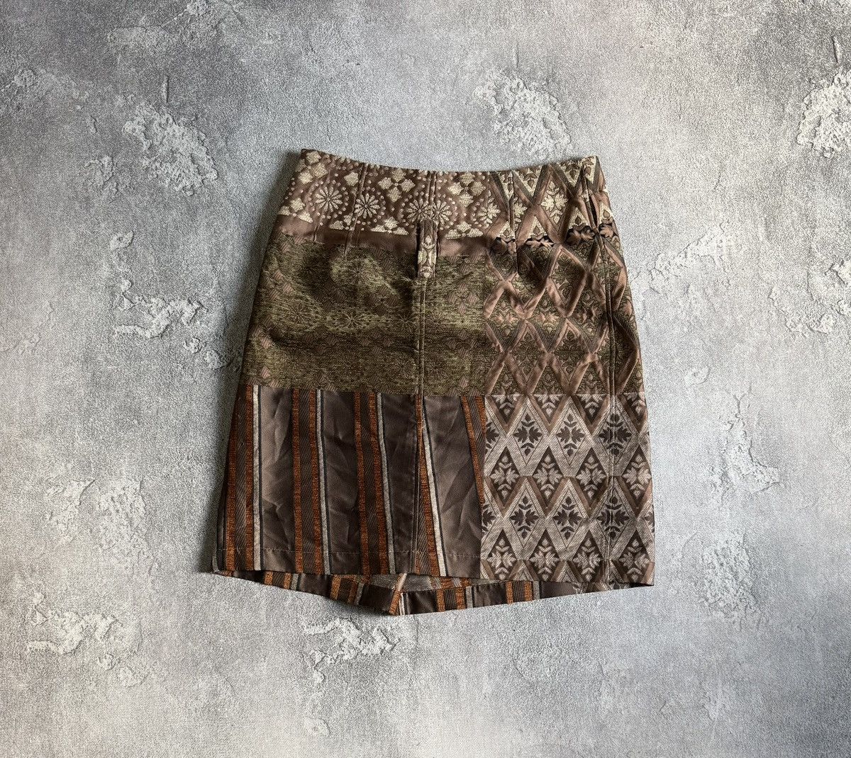 Other Katharina Hovman I48/GB16 avantgarde retro vintage skirt 90s Size 34" / US 12 / IT 48 - 10 Thumbnail
