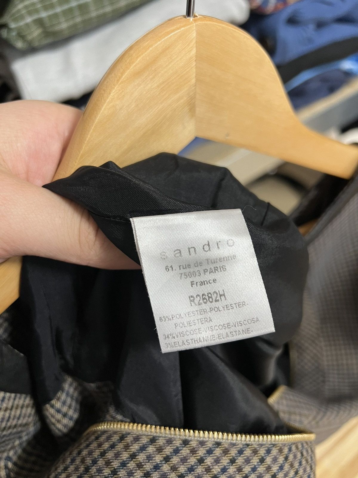 Designer × Sandro Sandro A Line Plaid Dress Tank Sleeveless Oldmoney Size 3 Size M / US 6-8 / IT 42-44 - 7 Thumbnail