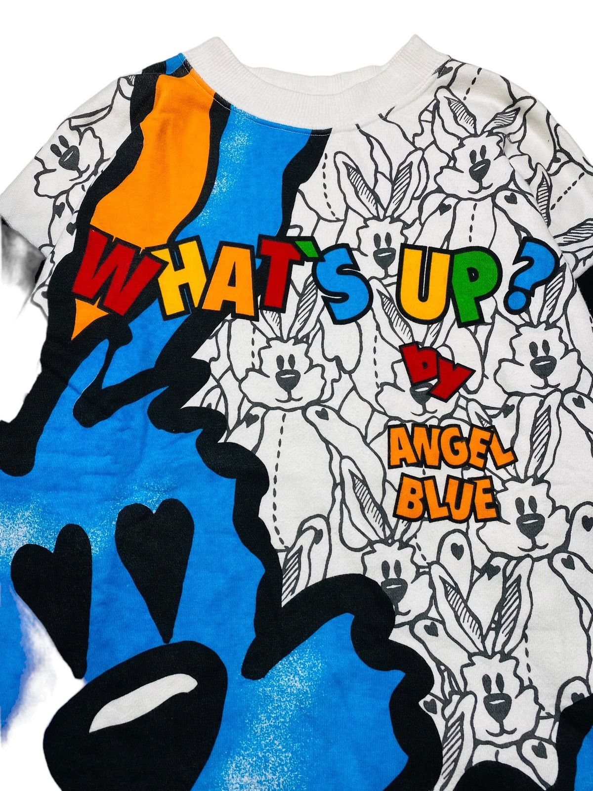 Angel Blue 1980s Angel Blue - Rare Printed Dog Sweatshirt Size US M / EU 48-50 / 2 - 5 Thumbnail