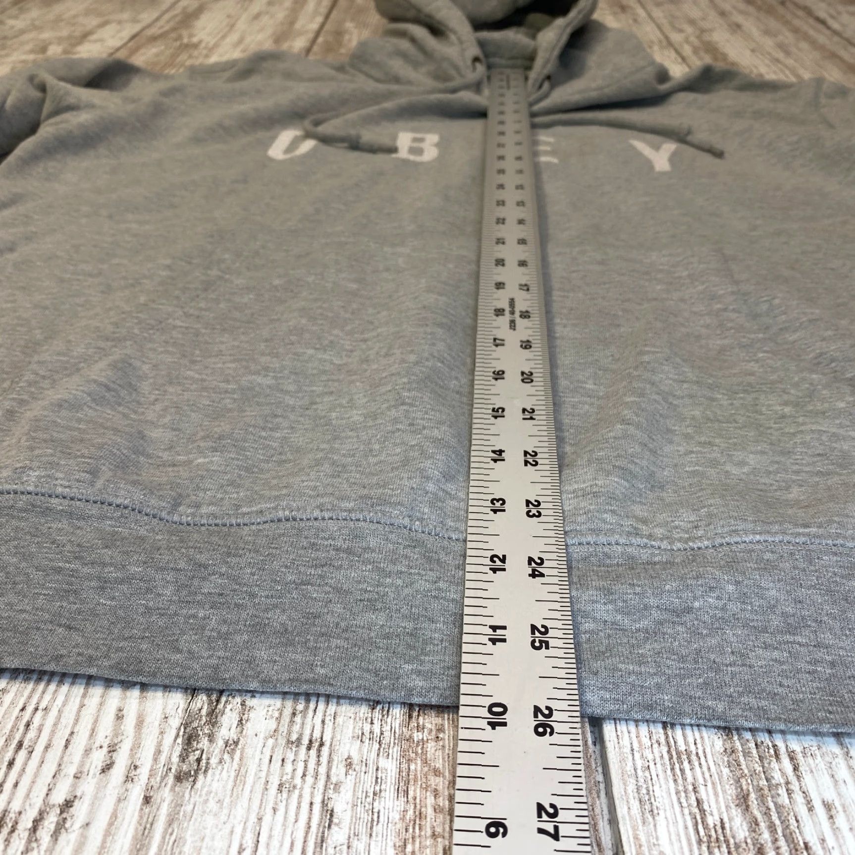 Obey OBEY Hoodie Men Medium Gray Solid Spell Out Sweatshirt Pullover Streetwear 7262 Size US M / EU 48-50 / 2 - 6 Thumbnail
