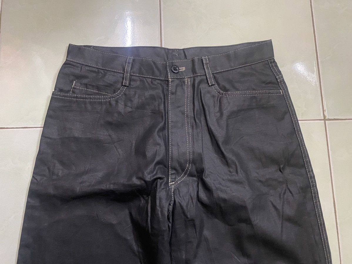 Japanese Brand Waxed Coated Yohji Yamamoto Pants Size US 30 / EU 46 - 5 Thumbnail