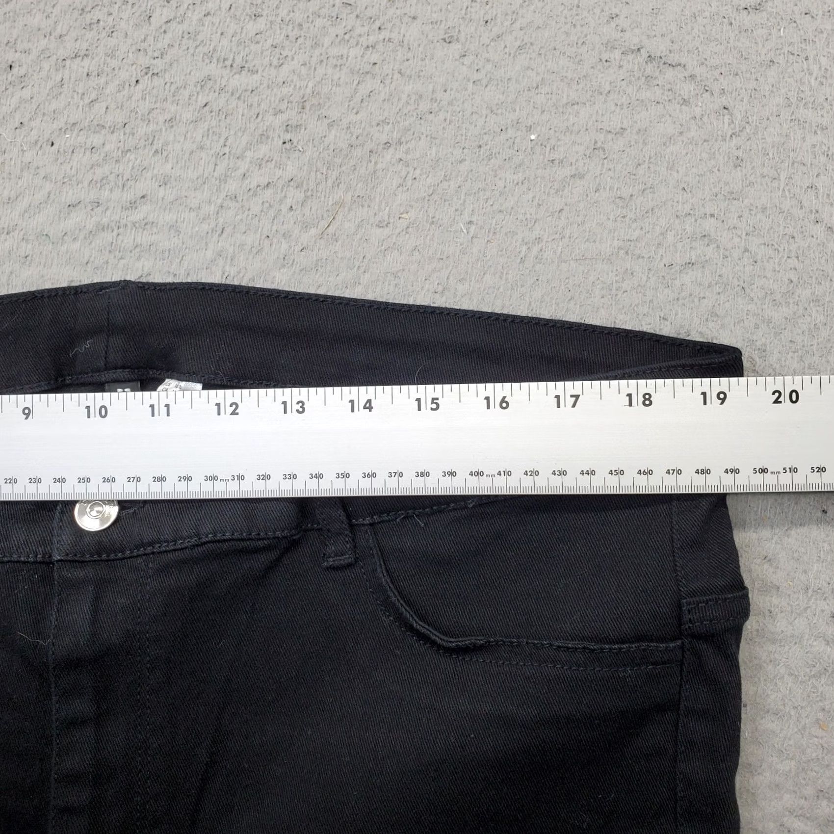H&M H&M Skinny Jeans Women's 16/18 Black Denim Slim Fit Distressed Jeans Basic Black Womens Skinny Jeans Size 38" / US 16 / IT 52 - 6 Thumbnail