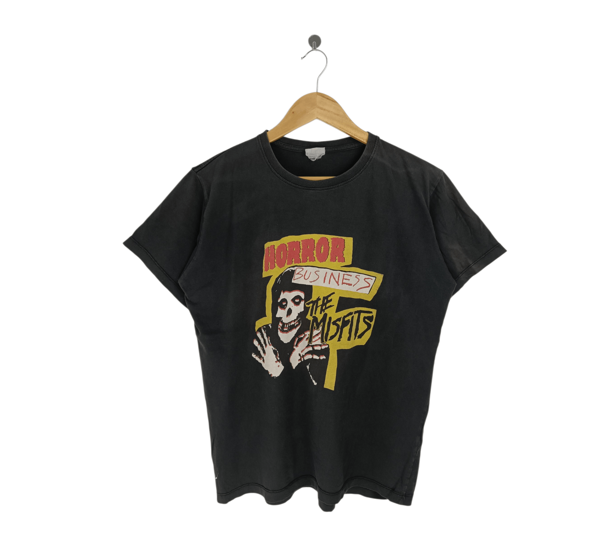 Band Tees THRASHED FADED VINTAGE THE MISFITS HORROR BUSINESS DANZIG Ts Size US M / EU 48-50 / 2 - 1 Thumbnail