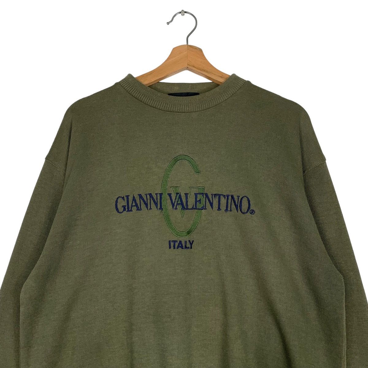 Gianni Valentino GIANNI VALENTINO Embroidery Big Logo Sweatshirts #0618-C29 Size US L / EU 52-54 / 3 - 2 Thumbnail