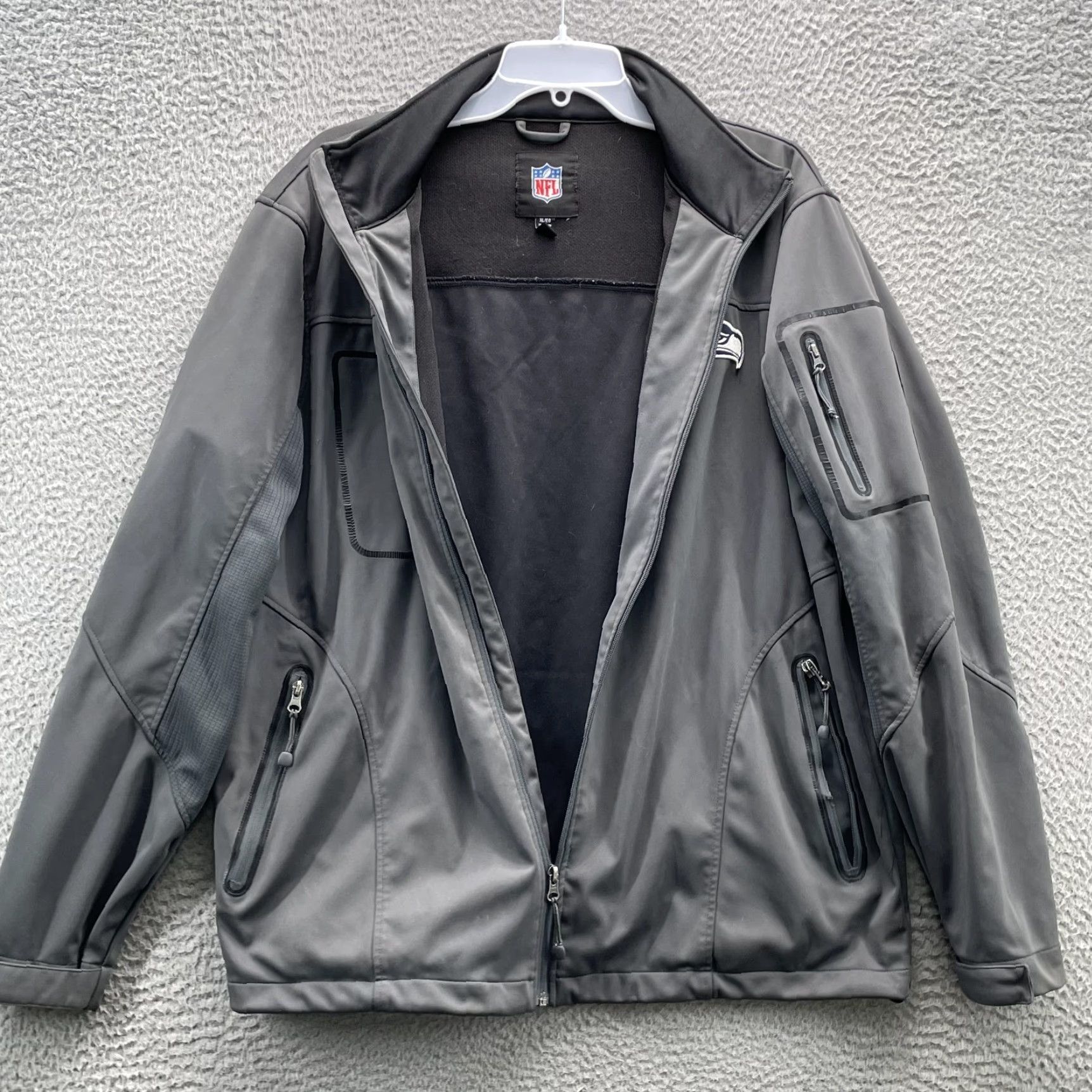 NFL NFL Tech Jacket Men's XL Seattle Seahawks Football Training Gorpcore Activewear Shirt Size US XL / EU 56 / 4 - 5 Thumbnail