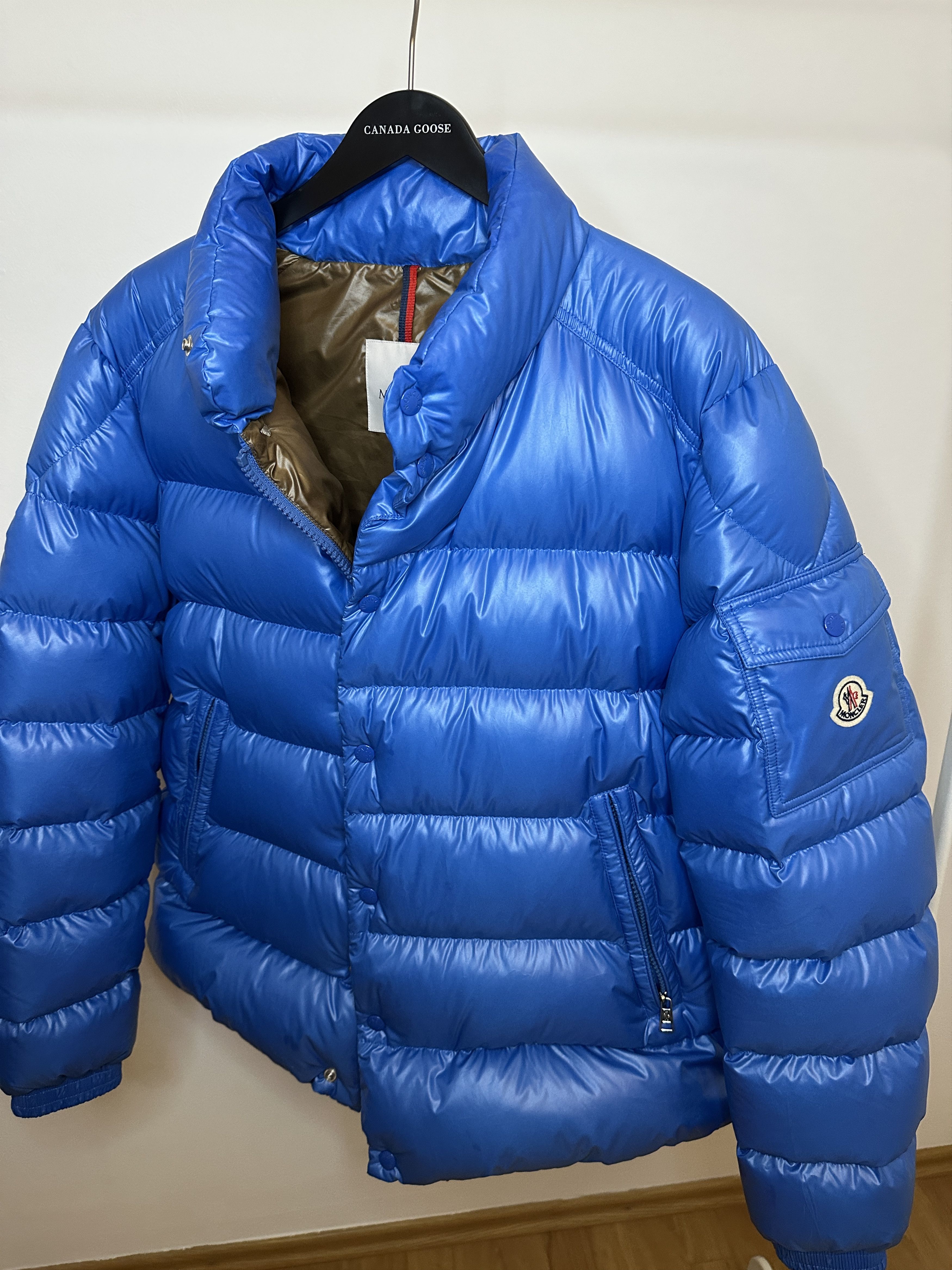 Moncler MONCLER Lule Men's Blue Down Jacket Size 4 Size US XL / EU 56 / 4 - 1 Thumbnail
