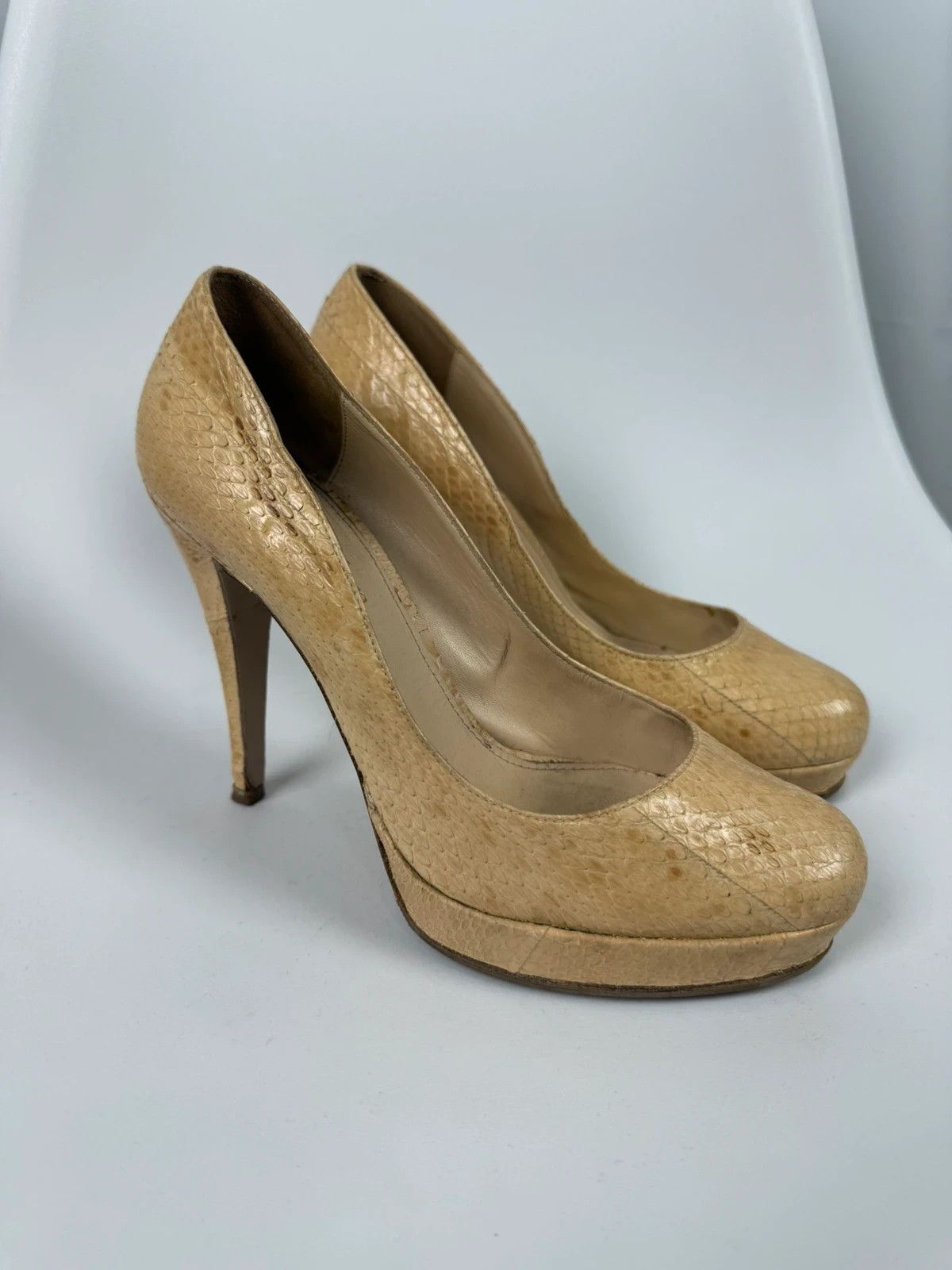 Max Mara Max Mara Genuine Leather Heels size 38.5 Size US 8.5 / IT 38.5 - 1 Thumbnail