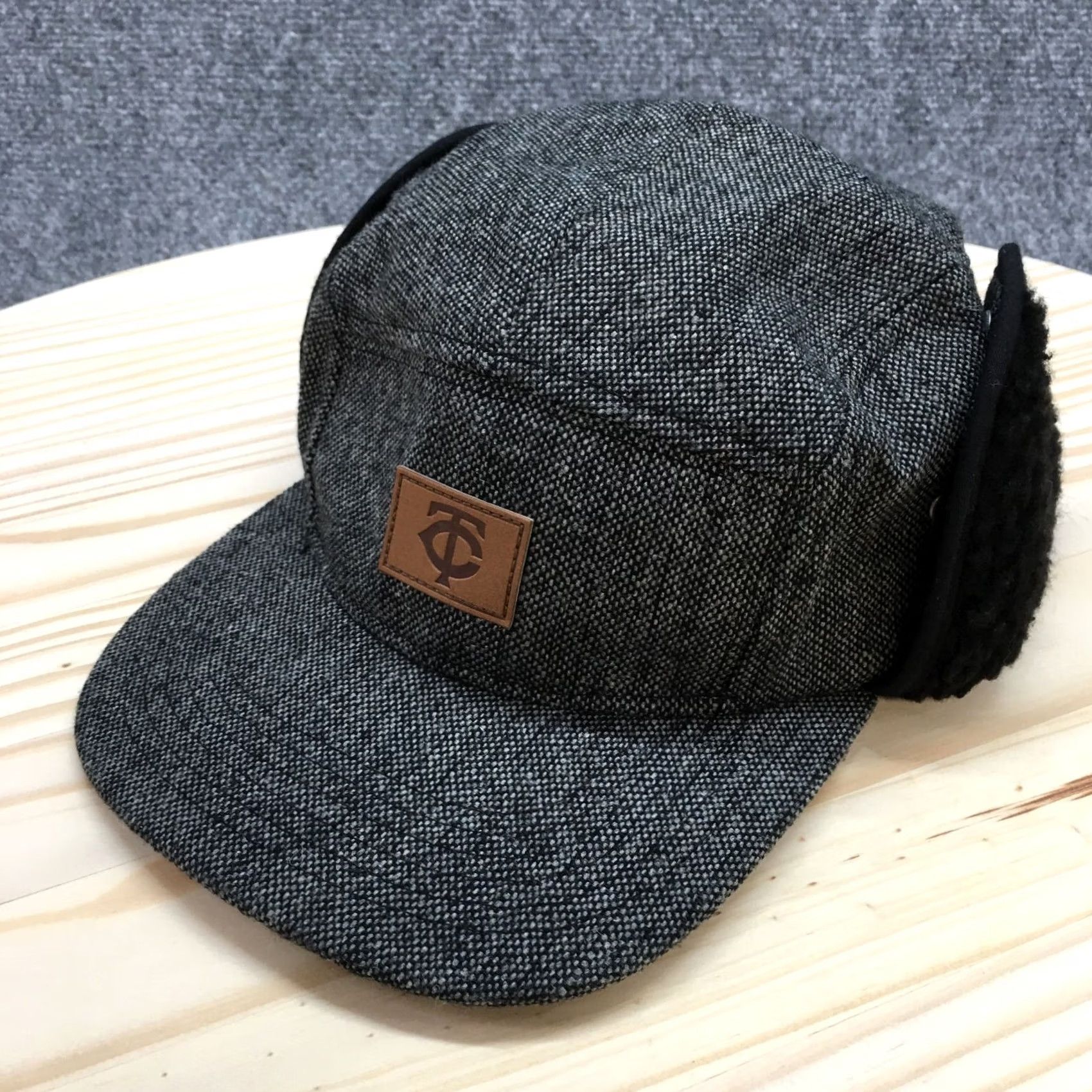 Twins Minnesota Twins Pepsi 5 Panel Hat Mens Black OS w/ Ear Muffs Embroidered Logo Size ONE SIZE - 2 Thumbnail