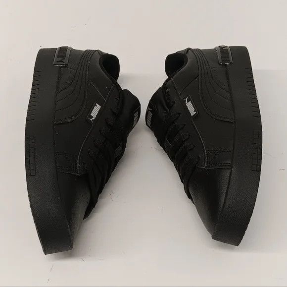 Puma Puma Women's Jada Black & Silver Low Top Sneakers- US9.5 Size US 9.5 / IT 39.5 - 4 Thumbnail