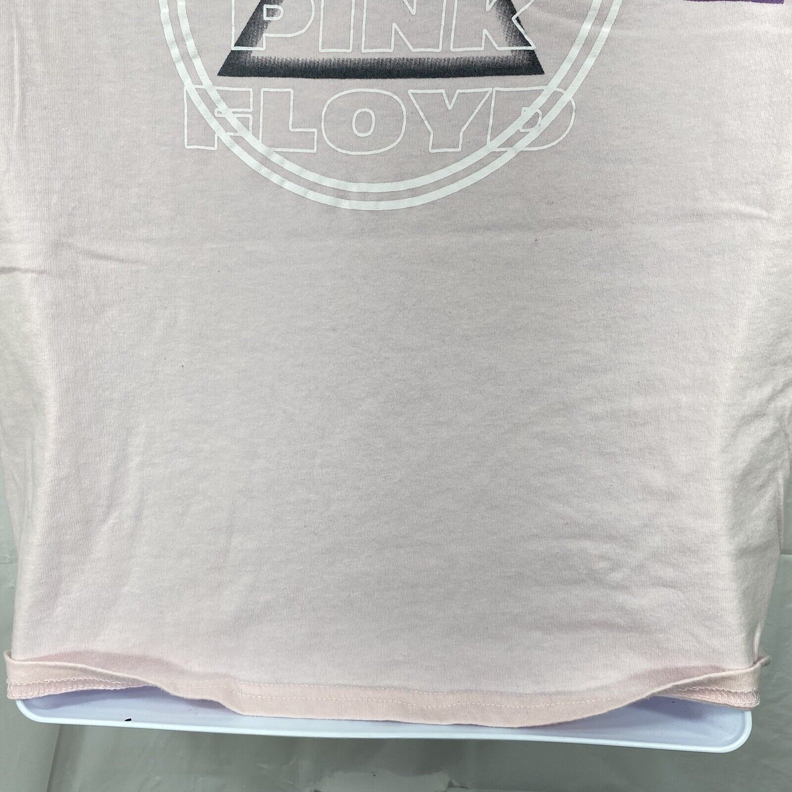 Pink Floyd Pink Floyd Large Dark Side of the Moon Cropped Pink T Shirt Size L / US 10 / IT 46 - 8 Thumbnail