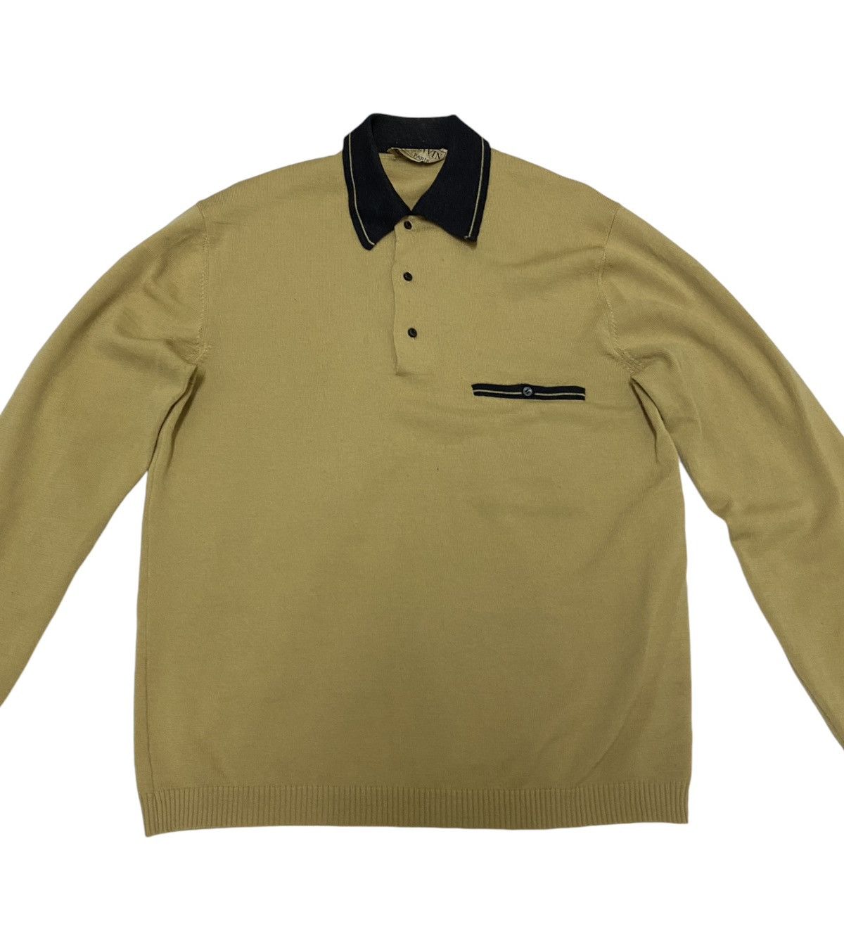 Designer × Lanvin × Vintage Vintage Lanvin Paris Collar Pocket Knitwear (C4) Size US S / EU 44-46 / 1 - 2 Thumbnail