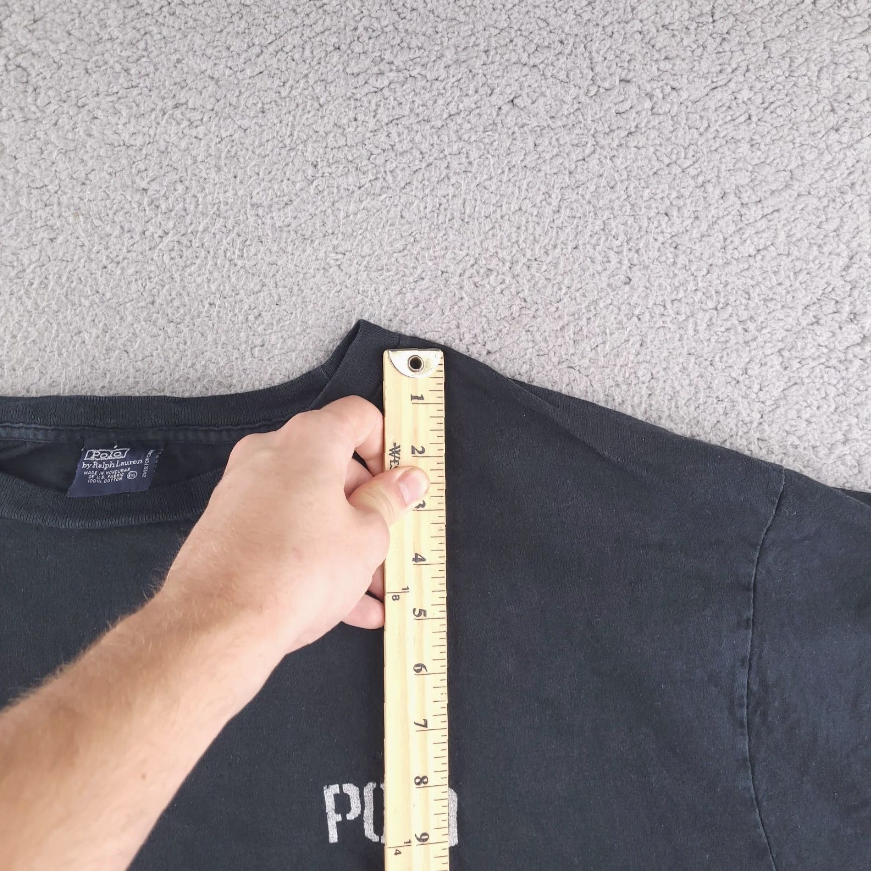Polo Ralph Lauren Polo Ralph Lauren Shirt Mens 2XL Black Short Sleeve Military Font Size US XXL / EU 58 / 5 - 6 Thumbnail
