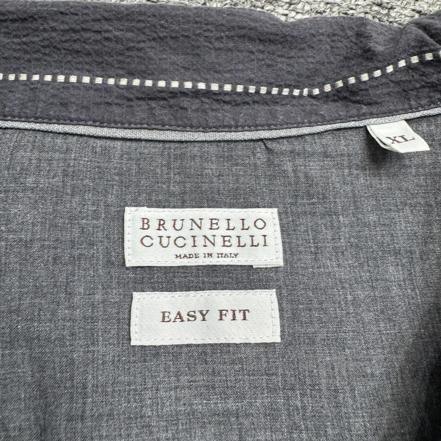 Brunello Cucinelli Brunello Cucinelli Leisure short-sleeved shirt| Size US XL / EU 56 / 4 - 3 Thumbnail
