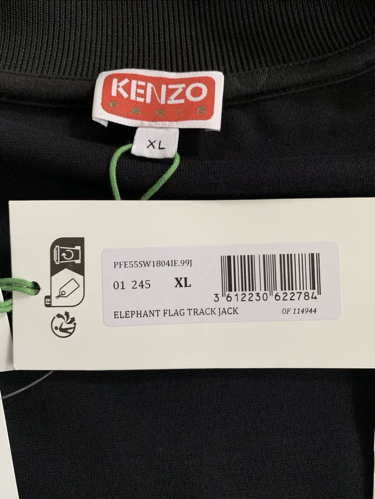 Kenzo KENZO Elephant brand appliqué stretch-jersey jacket Black XL Size US XL / EU 56 / 4 - 12 Thumbnail