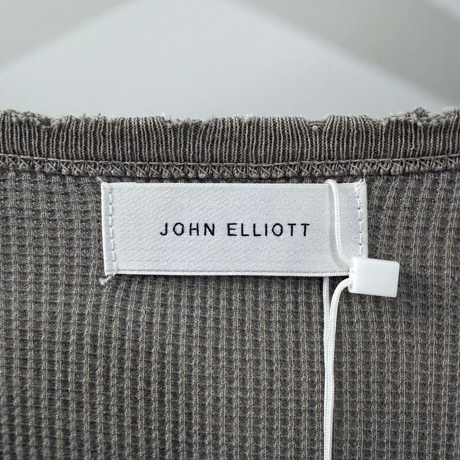 John Elliott John Elliott Folsom Oversized Distressed Thermal Shirt Size US L / EU 52-54 / 3 - 4 Thumbnail