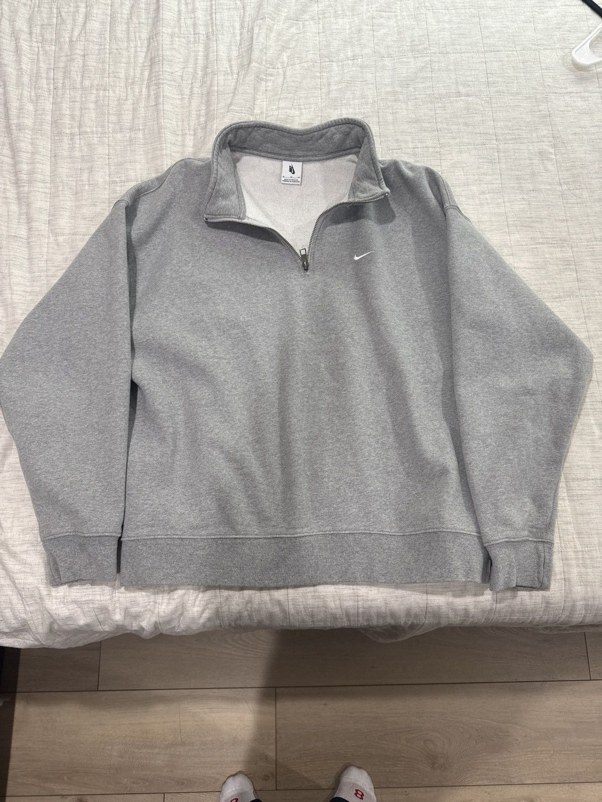 Nike grey Nike quarter zip up size XL Size US XL / EU 56 / 4 - 2 Thumbnail