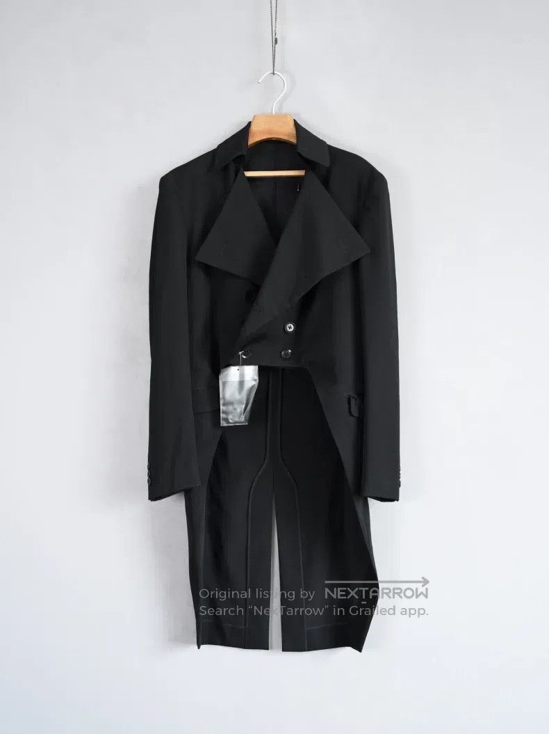 Yohji Yamamoto Yohji Yamamoto Size 1 11SS deformed collar tailcoat overcoa Size 38R - 1 Thumbnail