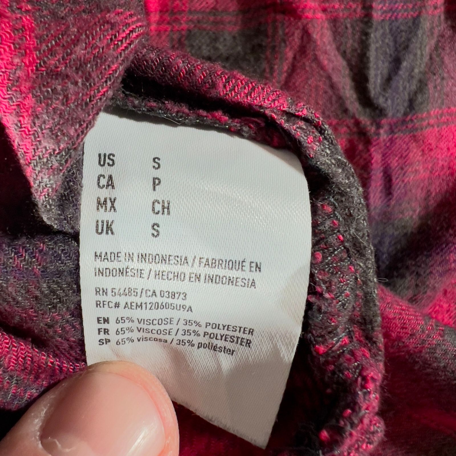 American Eagle Outfitters American Eagle Outfitters Button Flannel Shirt Woman S Size S / US 4 / IT 40 - 5 Thumbnail