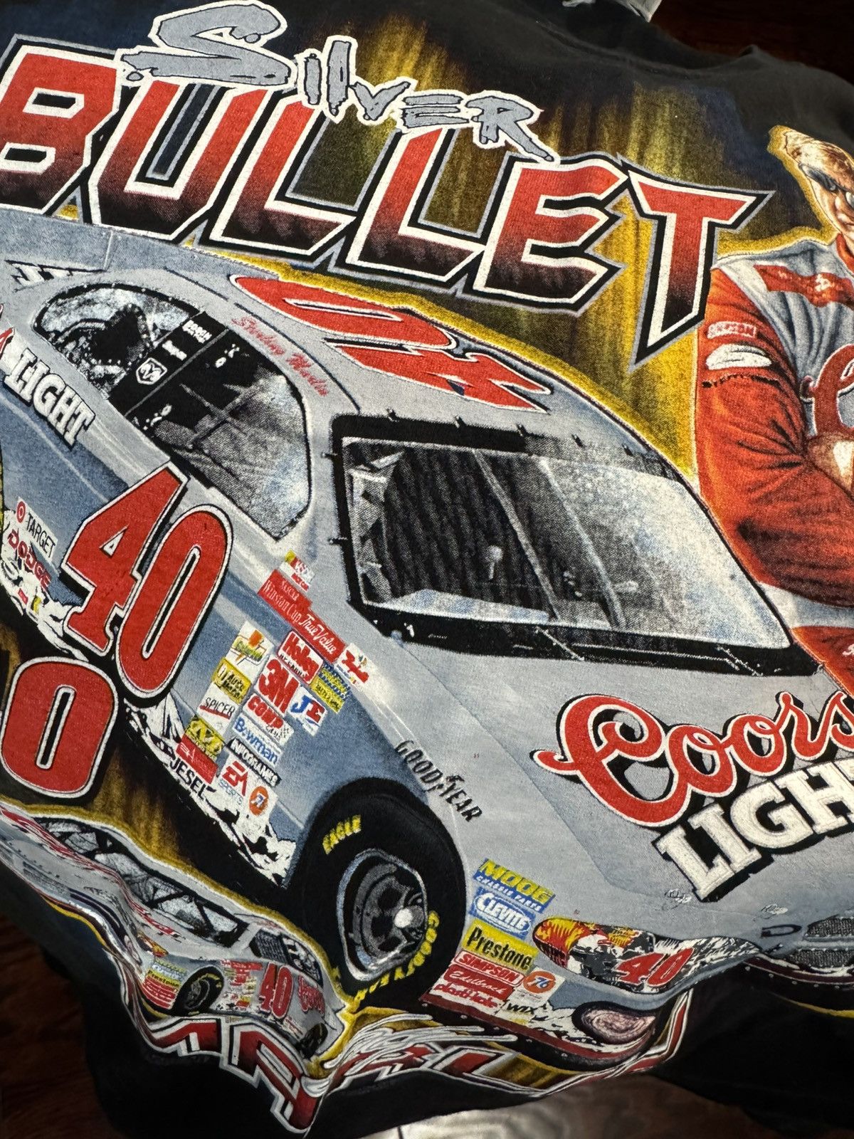 NASCAR Sterling Marlin “Silver Bullet” Racing tee Size US L / EU 52-54 / 3 - 2 Thumbnail