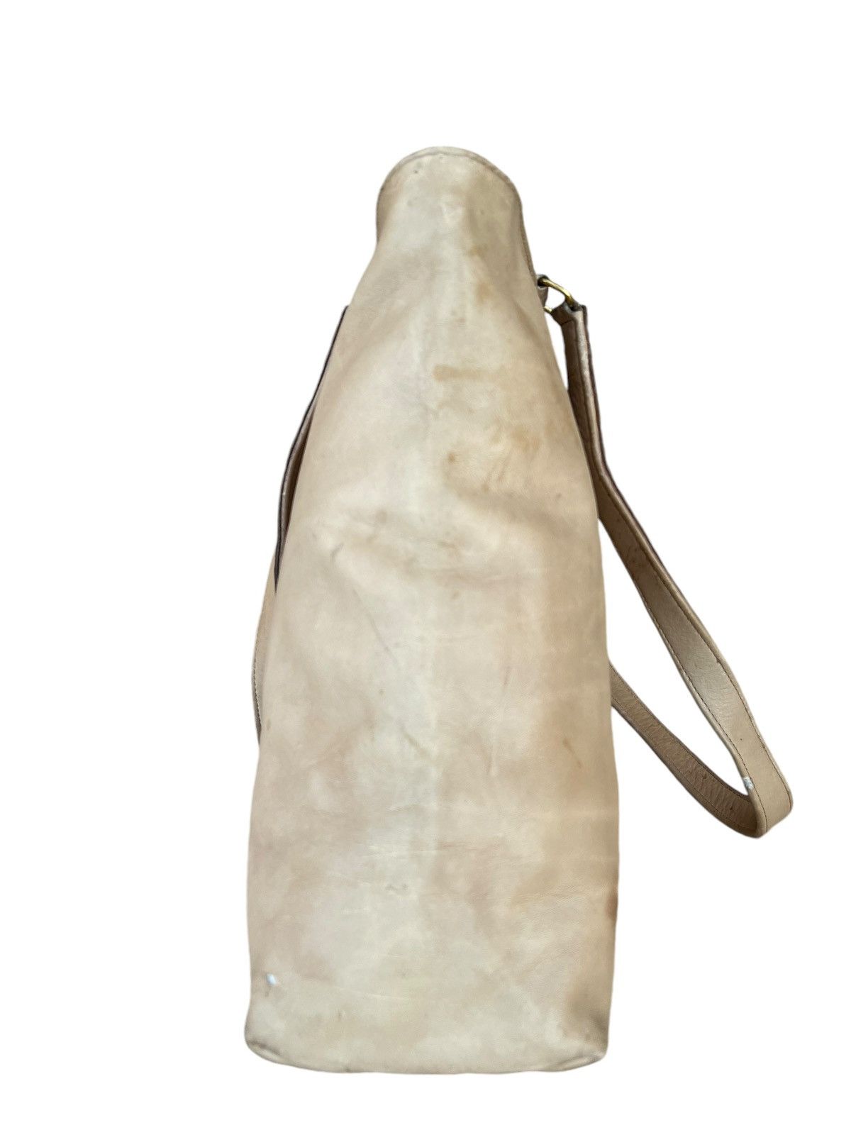 Coach × Leather Vintage 90s COACH Distress Stains Patina Leather Tote Bag Size ONE SIZE - 14 Thumbnail
